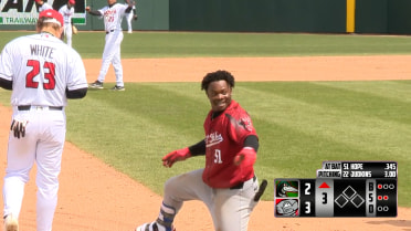 Zyhir Hope's four-hit game