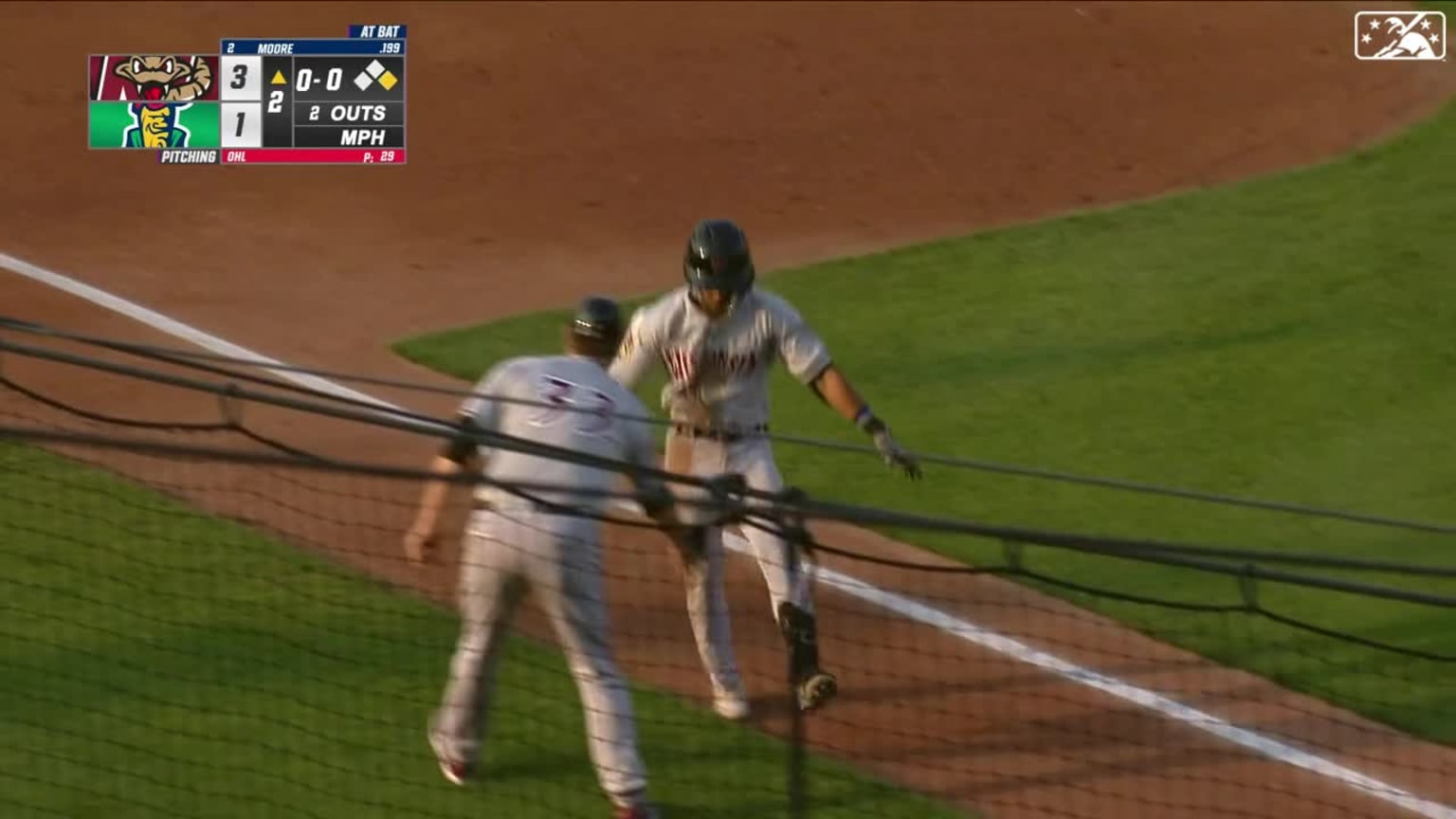 Eric Brown Jr S Two Run Home Run 05 24 2023 Timber Rattlers