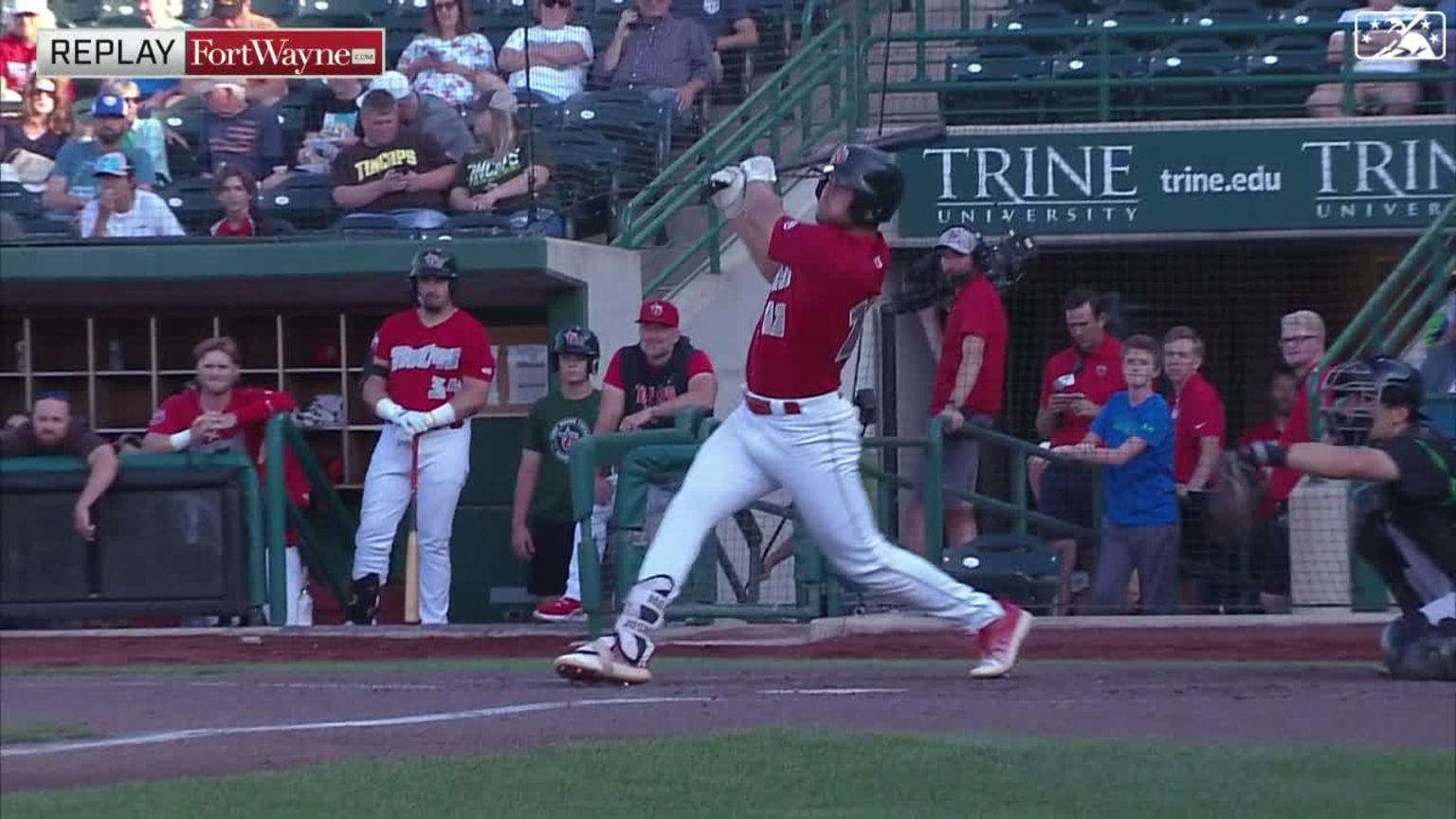 Jakob Marsee Hits A Solo Home Run Tincaps