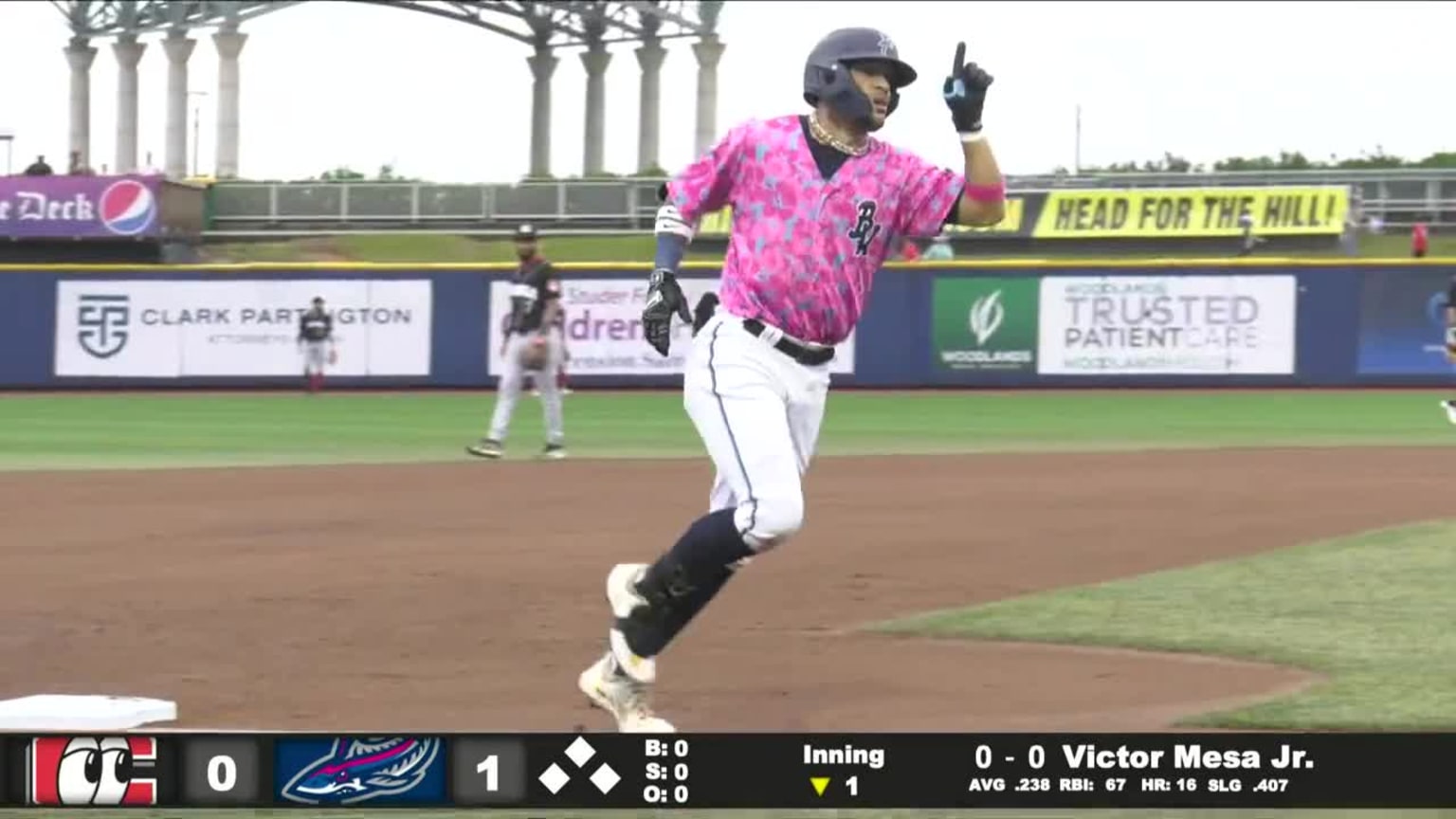 Victor Mesa Jr S Two Run Homer Milb