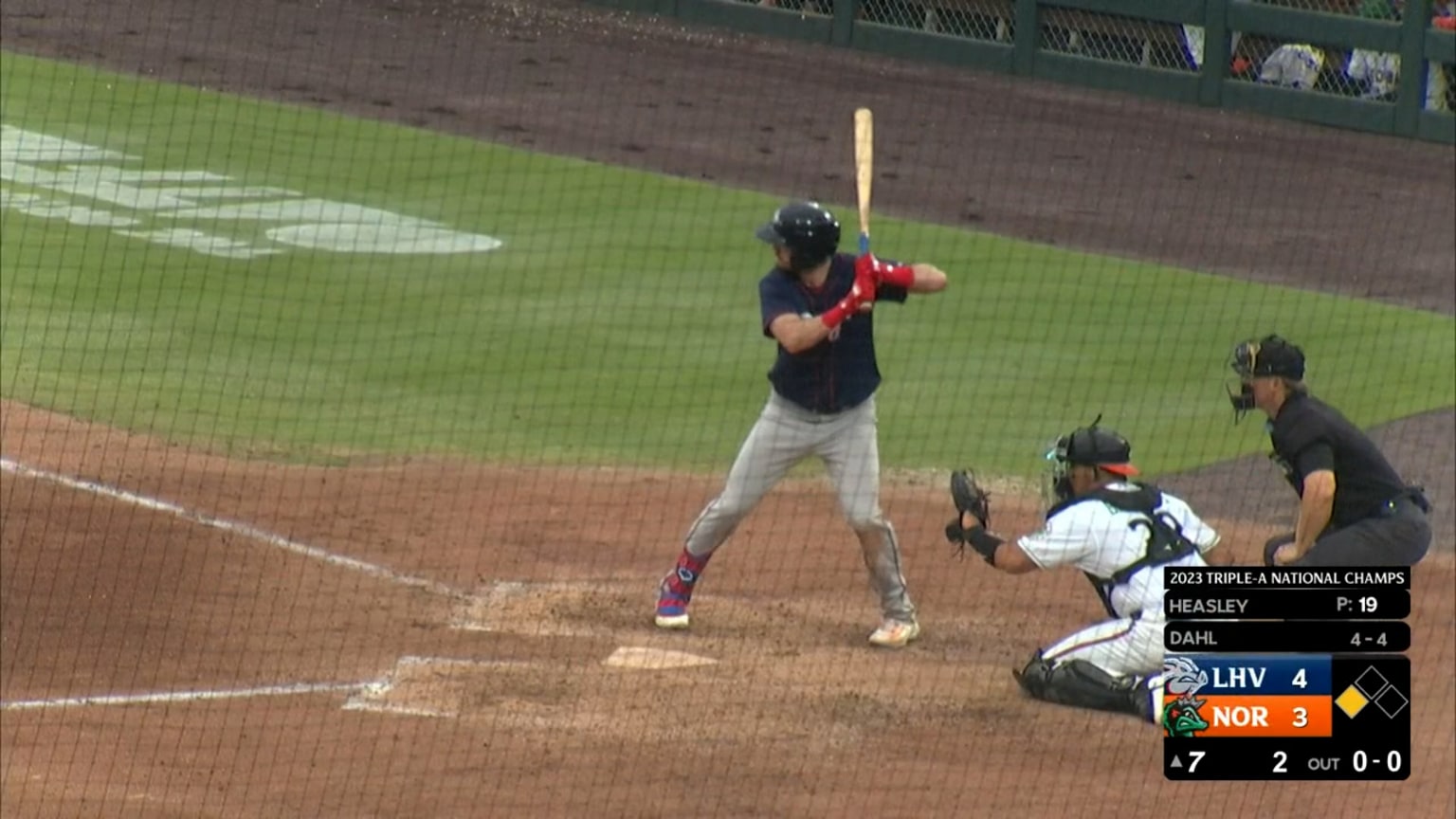 David Dahl Hits For The Cycle Ironpigs