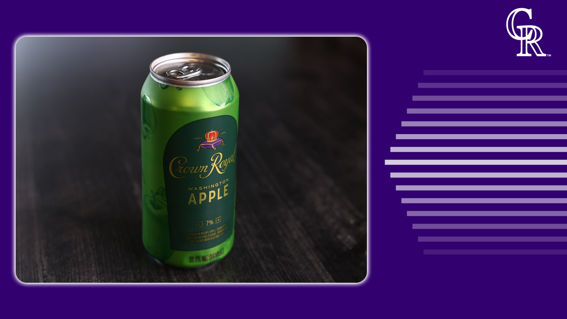 Crown Royal Washington Apple Whisky can