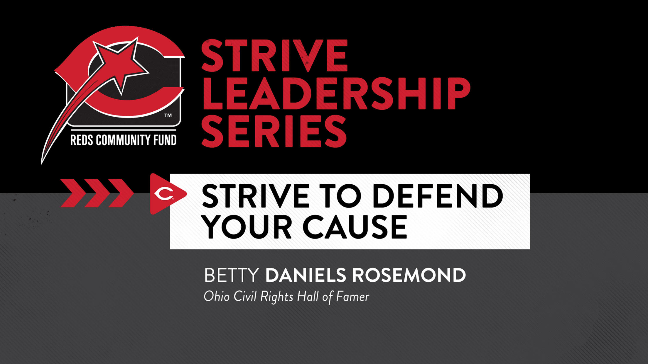 Strive Leadership Serie - Strive To Defend Your Cause