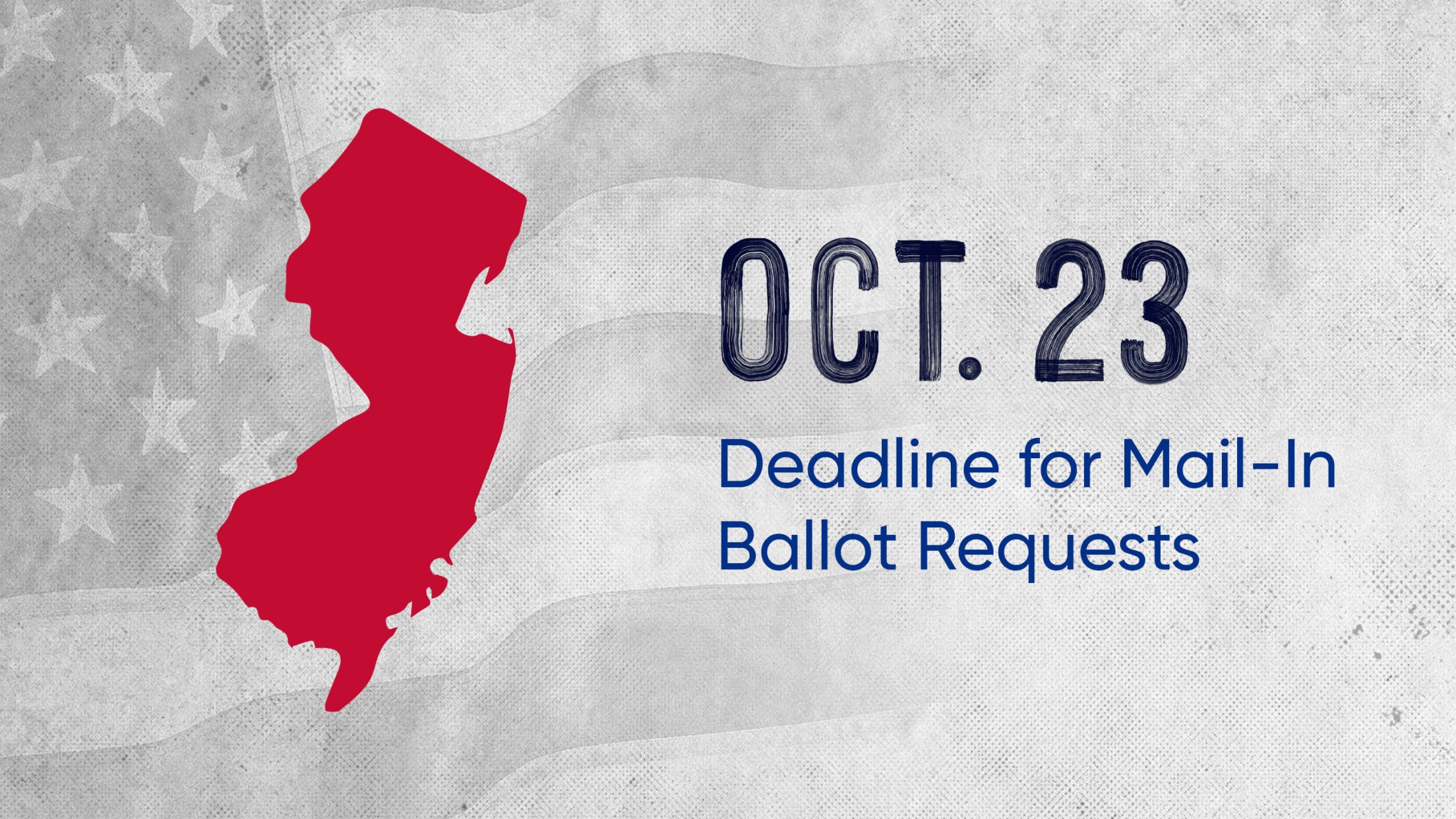 Oct. 23 deadline for mail-in ballot requests