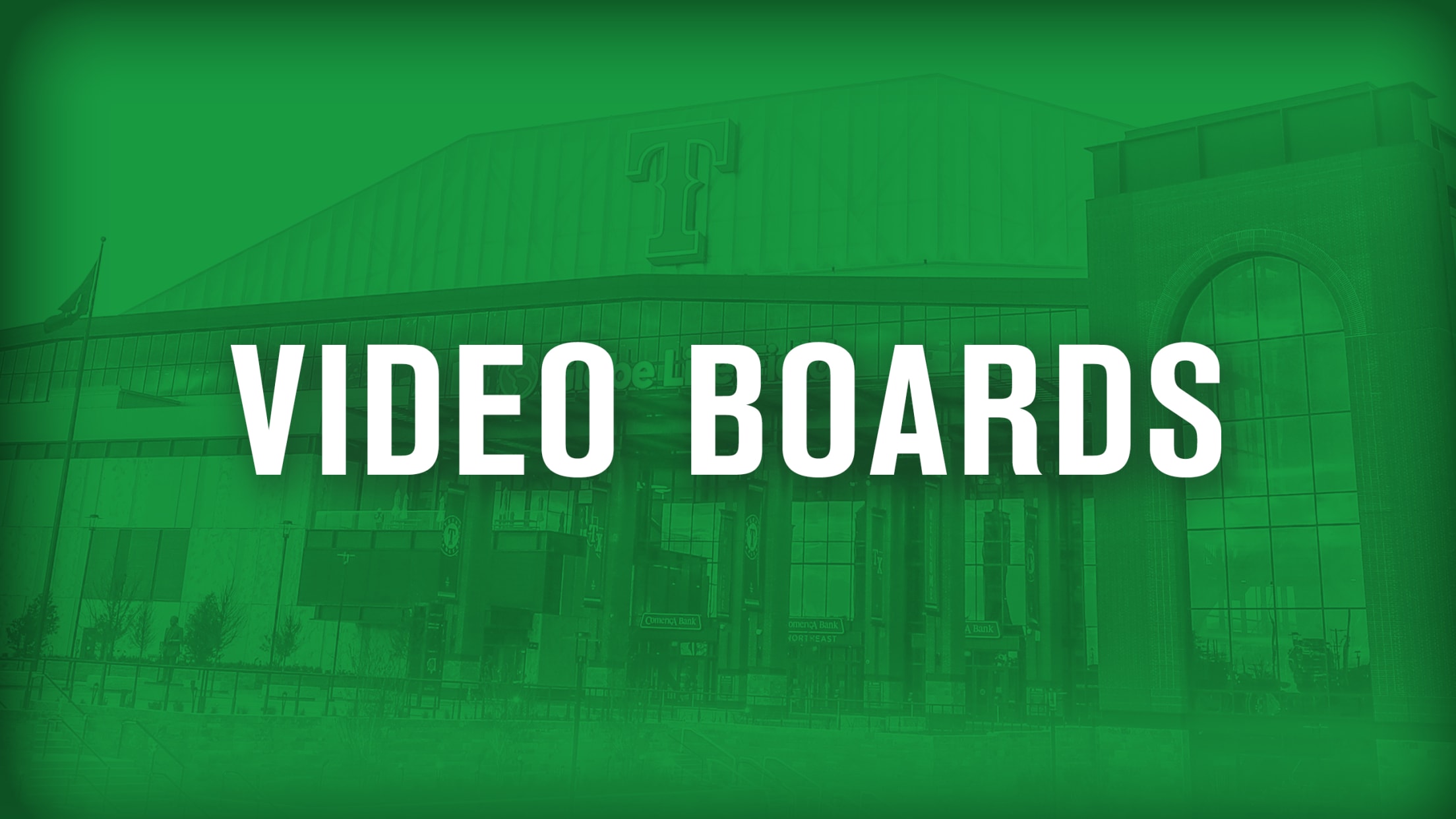 Globe Life Field Video Boards