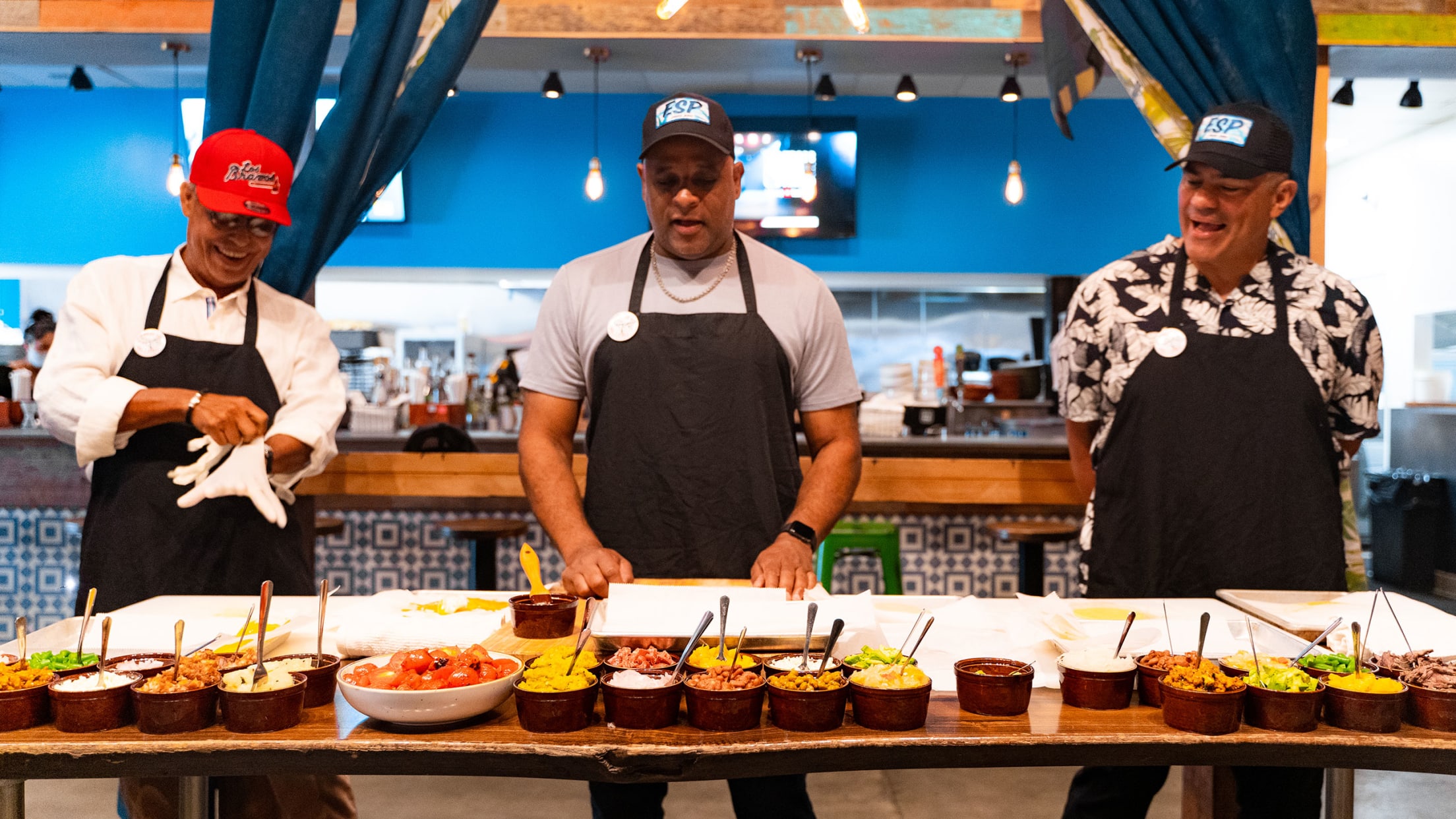 Cooking with Los Bravos