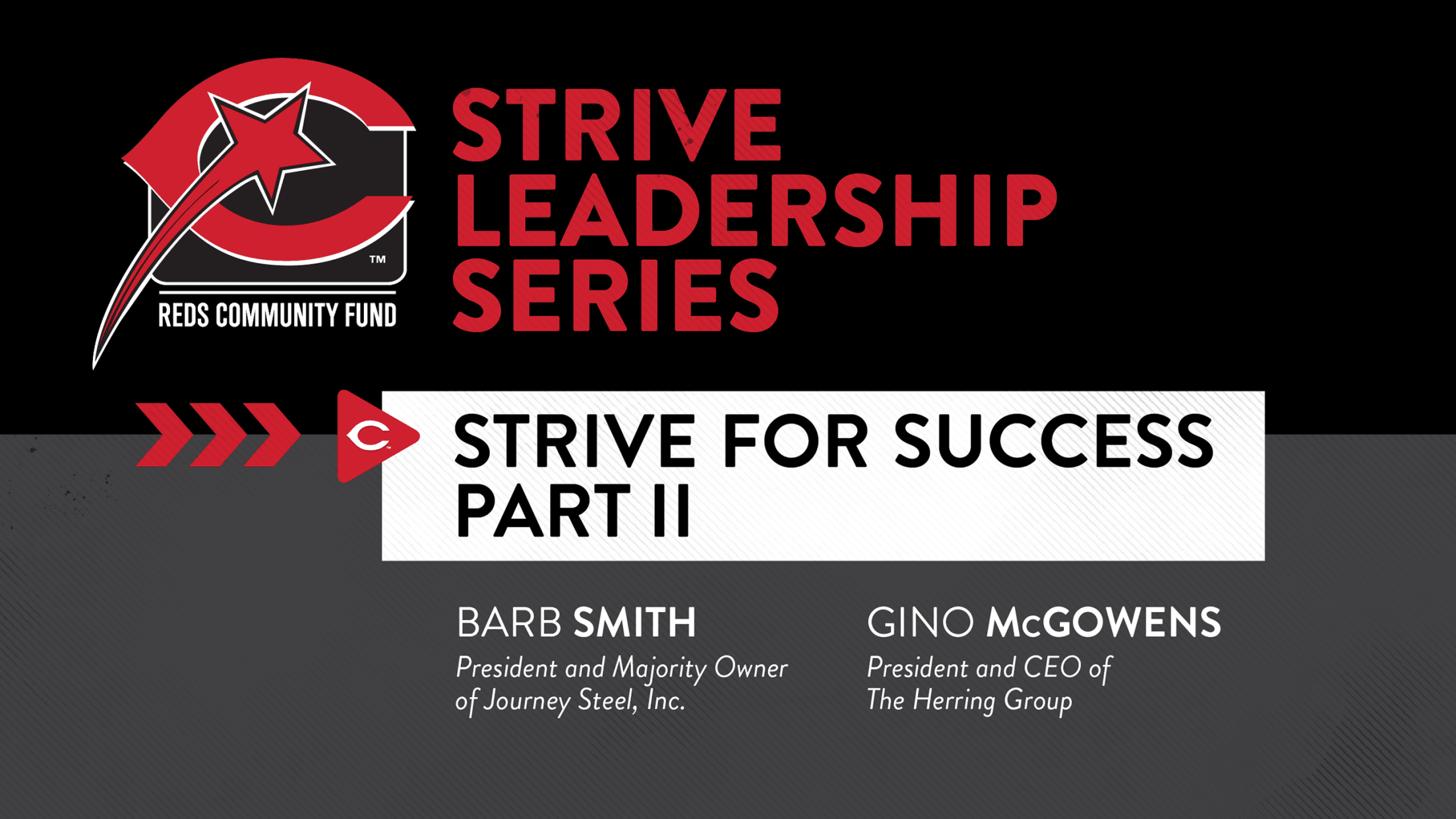 Strive Leadership Series - Strive For Success Part II