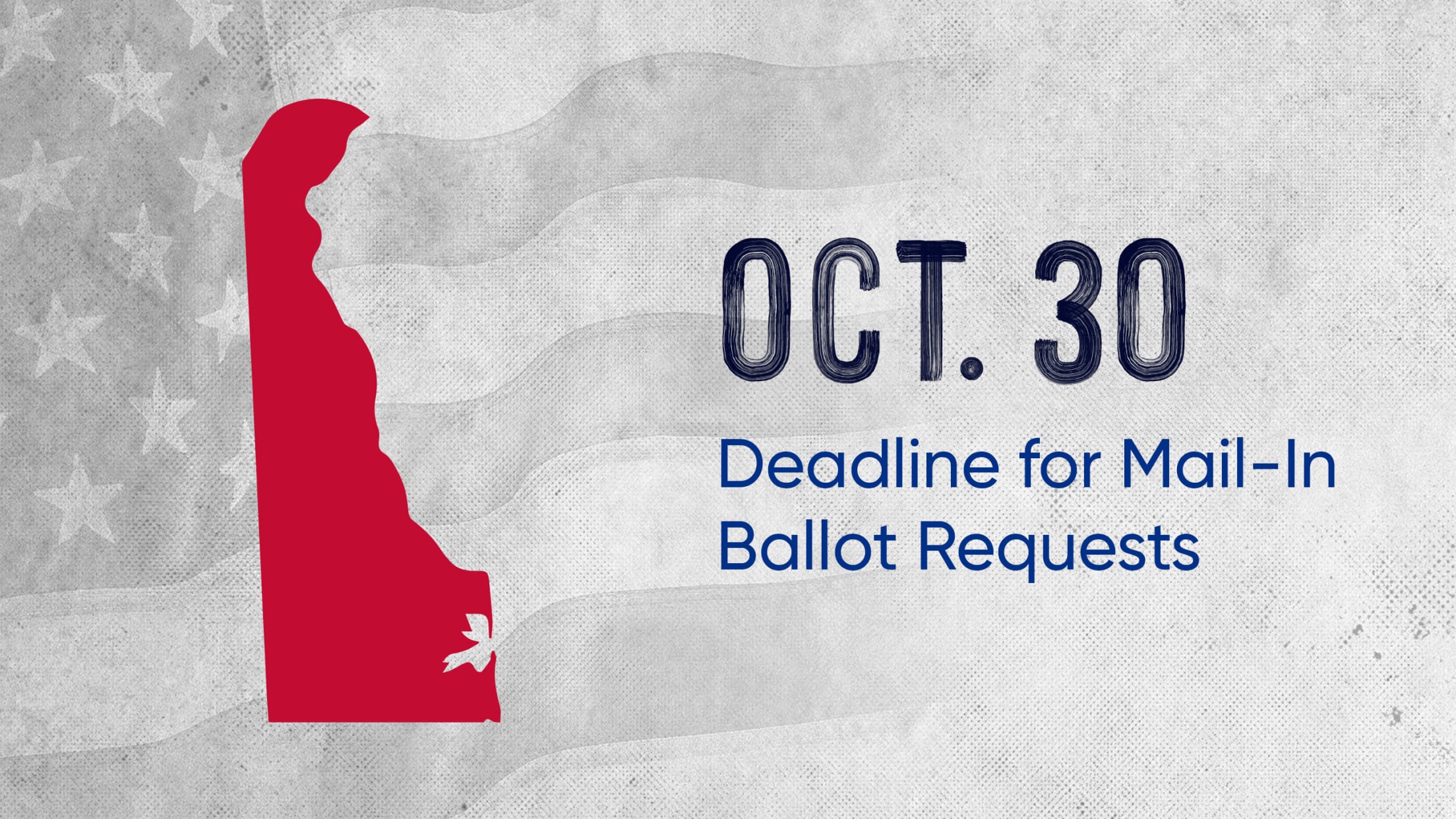 Oct. 30 deadline for mail-in ballot requests