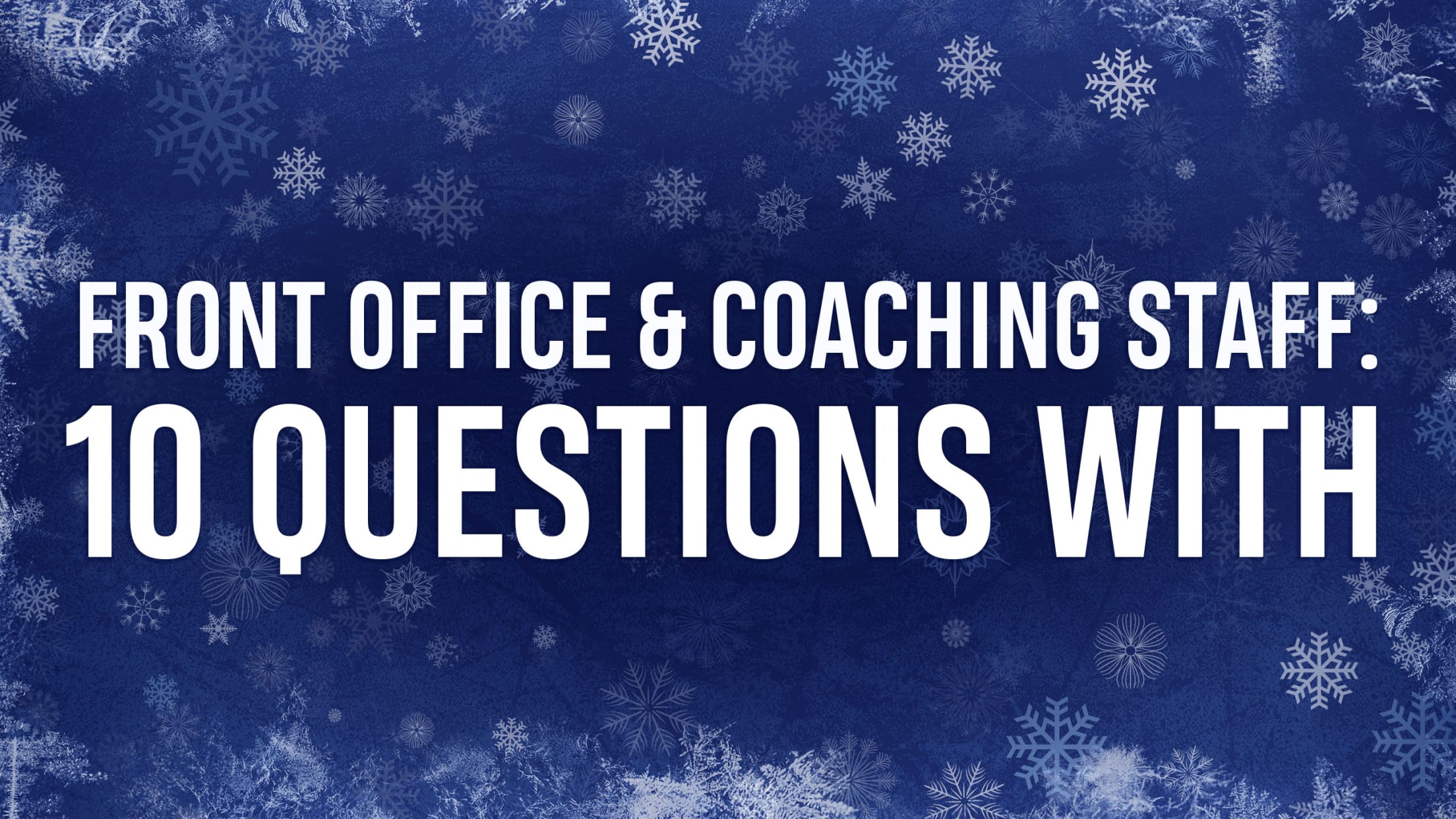 Toronto Blue Jays Virtual Winter Week Front Office and Coaching Staff 10 Questions logo
