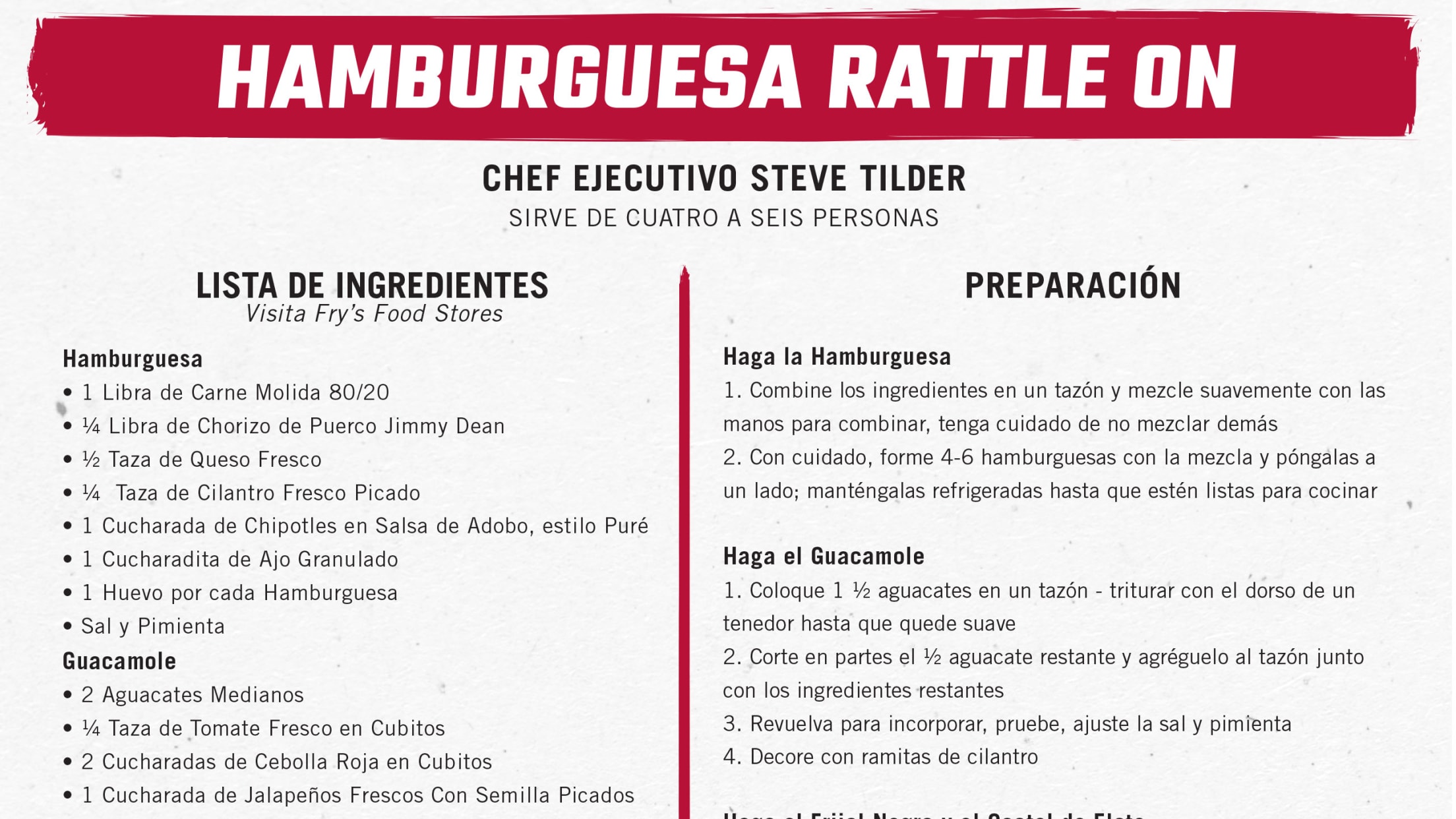 Receta de Hamburgesa Rattle On