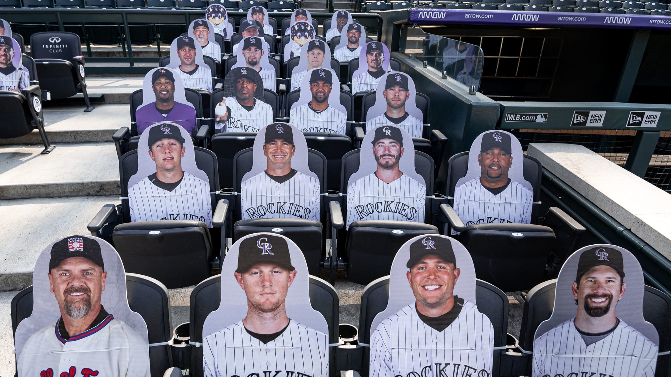 Infiniti Club - Player Cutouts Photo - Section F