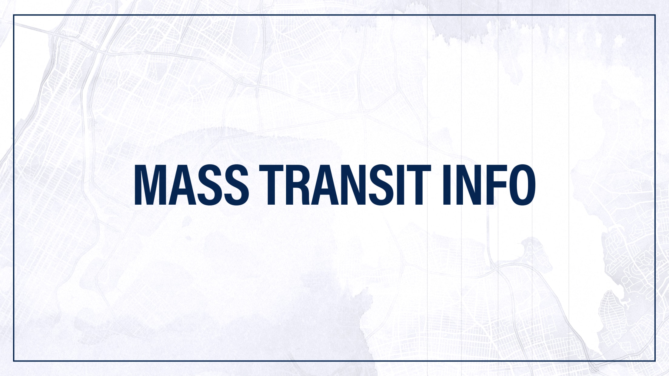 Mass Transit Info