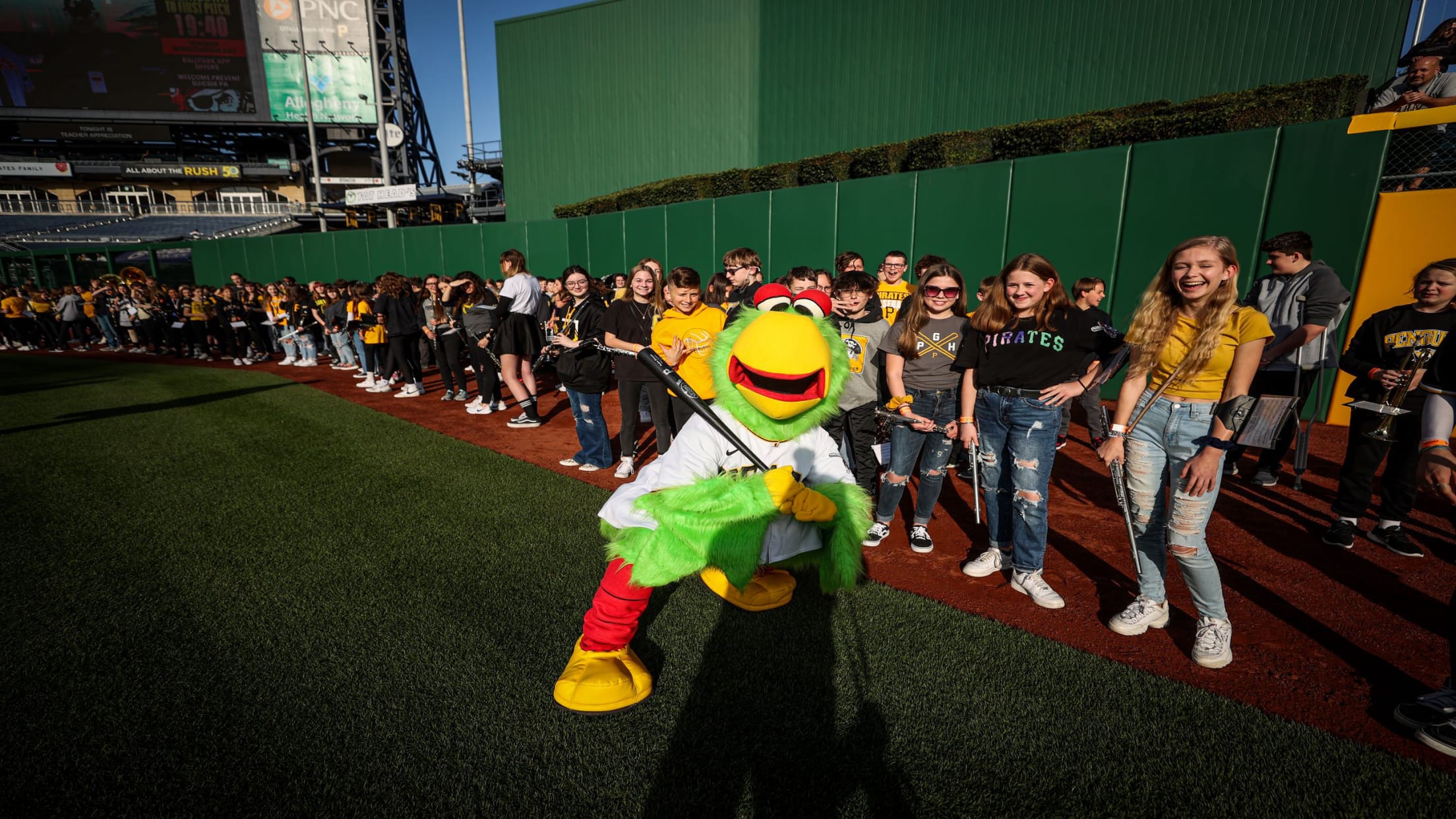 Pirates Youth Baseball & Softball Warning Track Parade