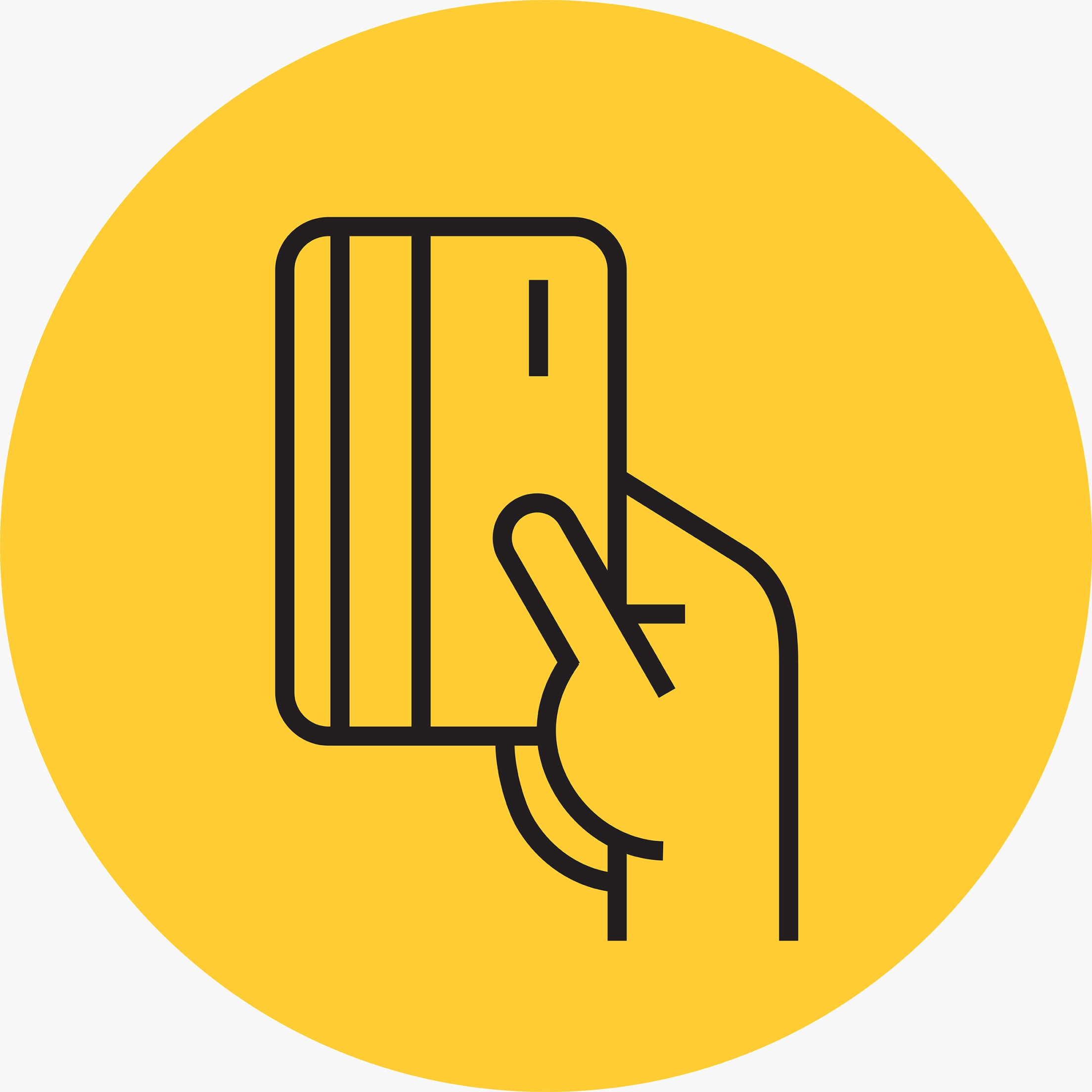 Ballpark icon: cashless ballpark