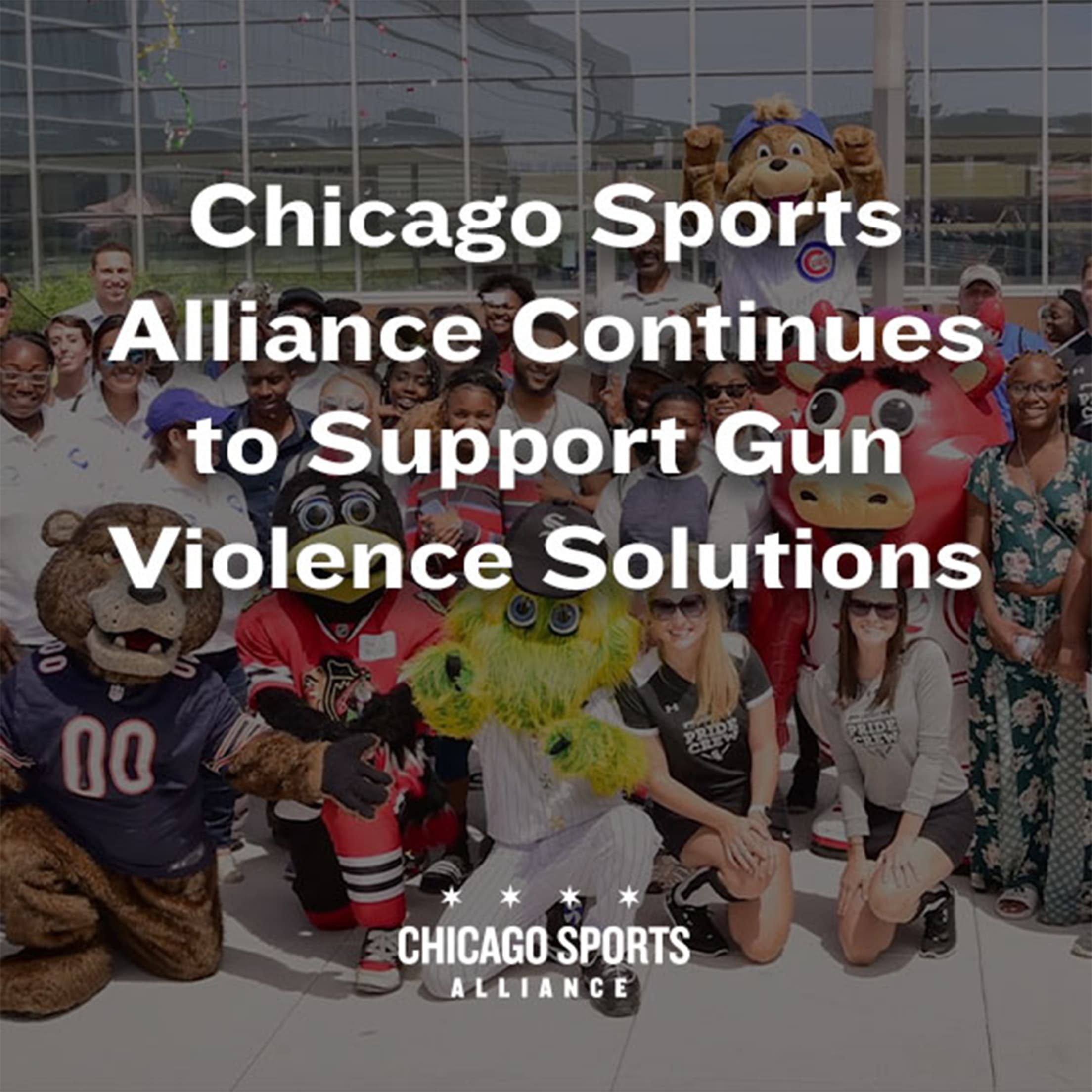 Chicago Sports Alliance Continues to Support Gun Violence Solutions