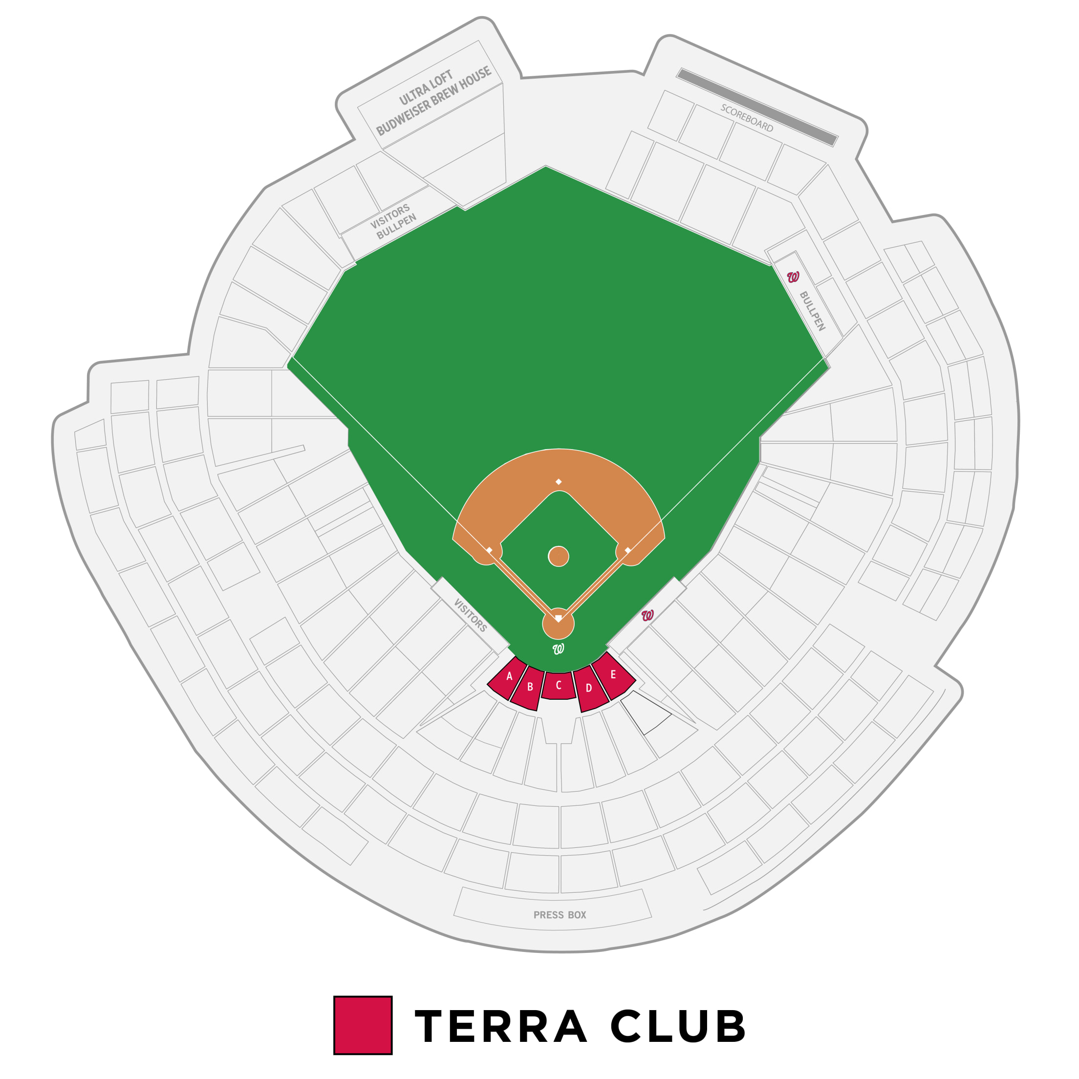 Nats Stadium Seating Chart With Rows Two Birds Home