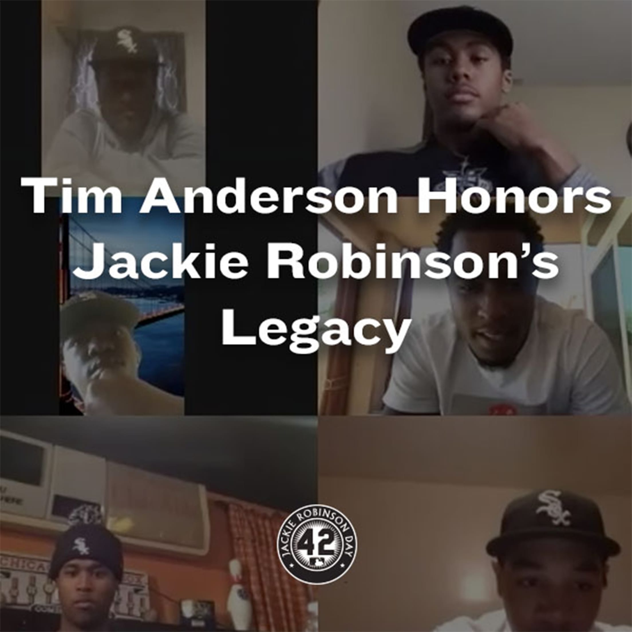 Tim Anderson Honor's Jackie Robinson’s Legacy