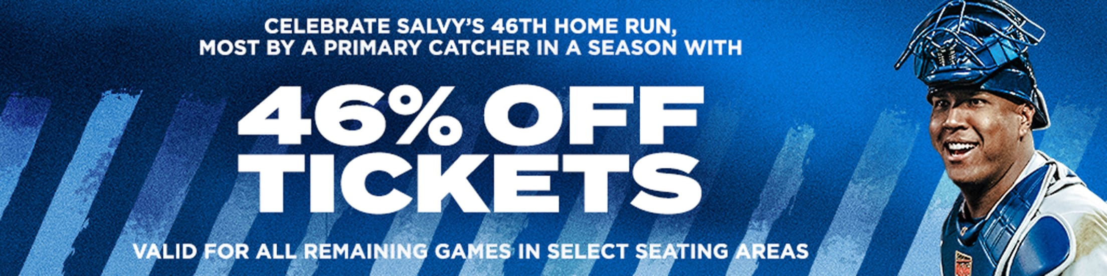 Celebrate Salvy's 46th home run with 46% off tickets