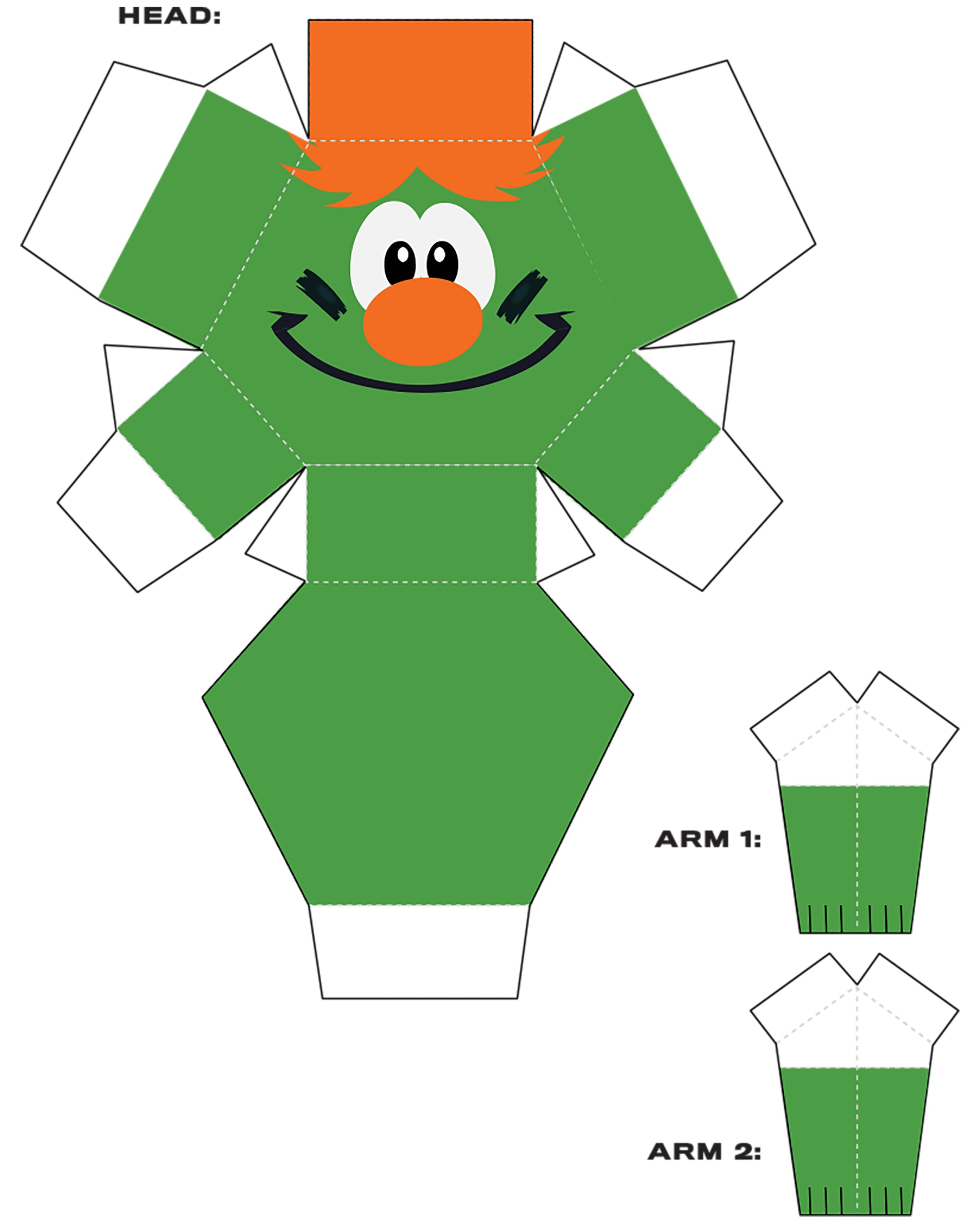 Build your own Wally template - Head instructions