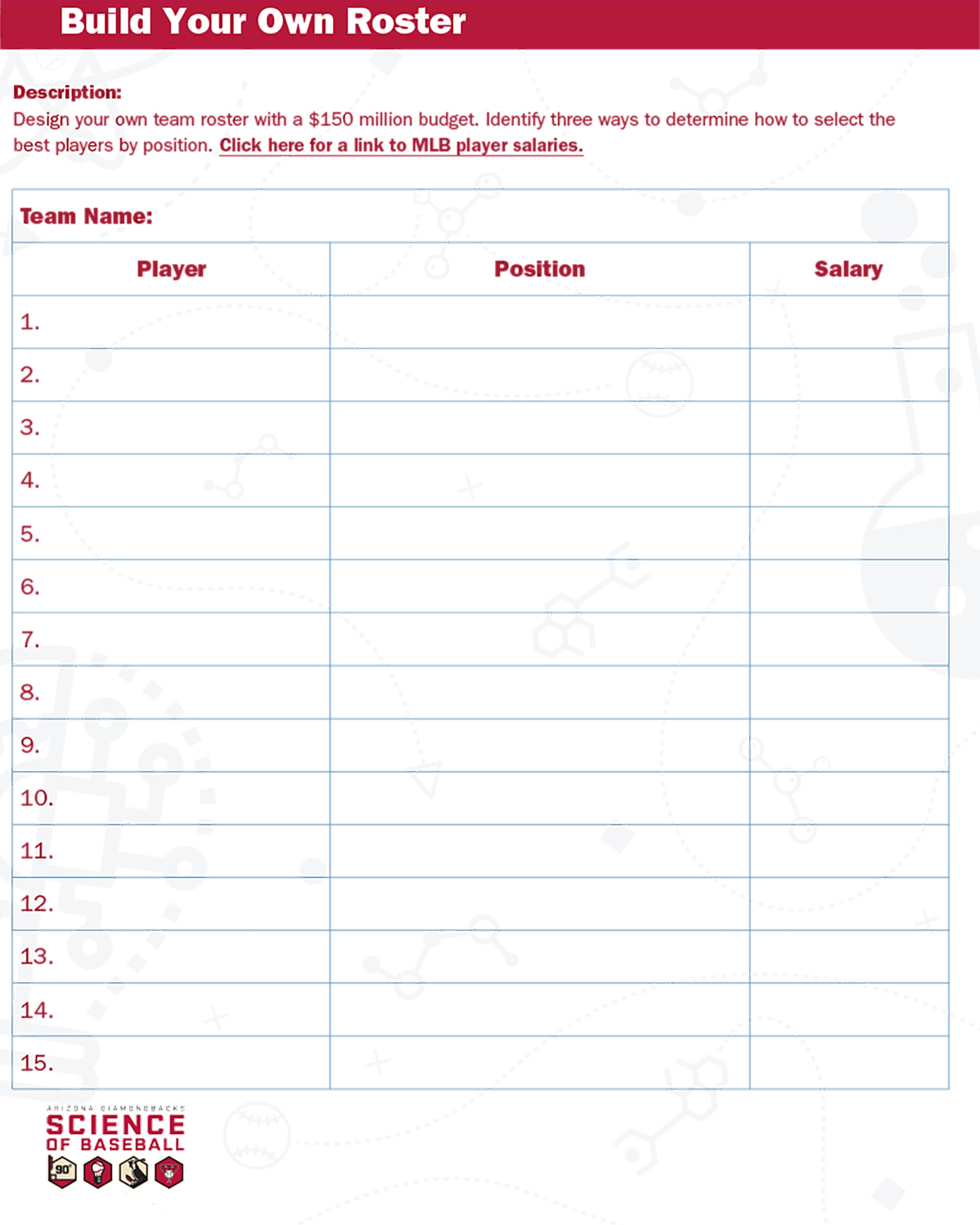 Build Your Own Roster