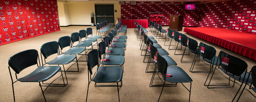 press conference room