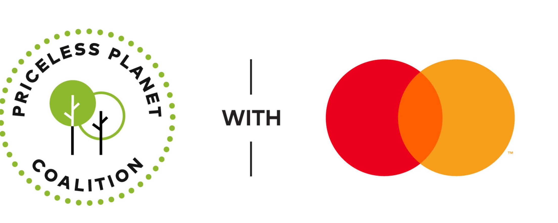 Priceless Planet Coalition and MasterCard logos