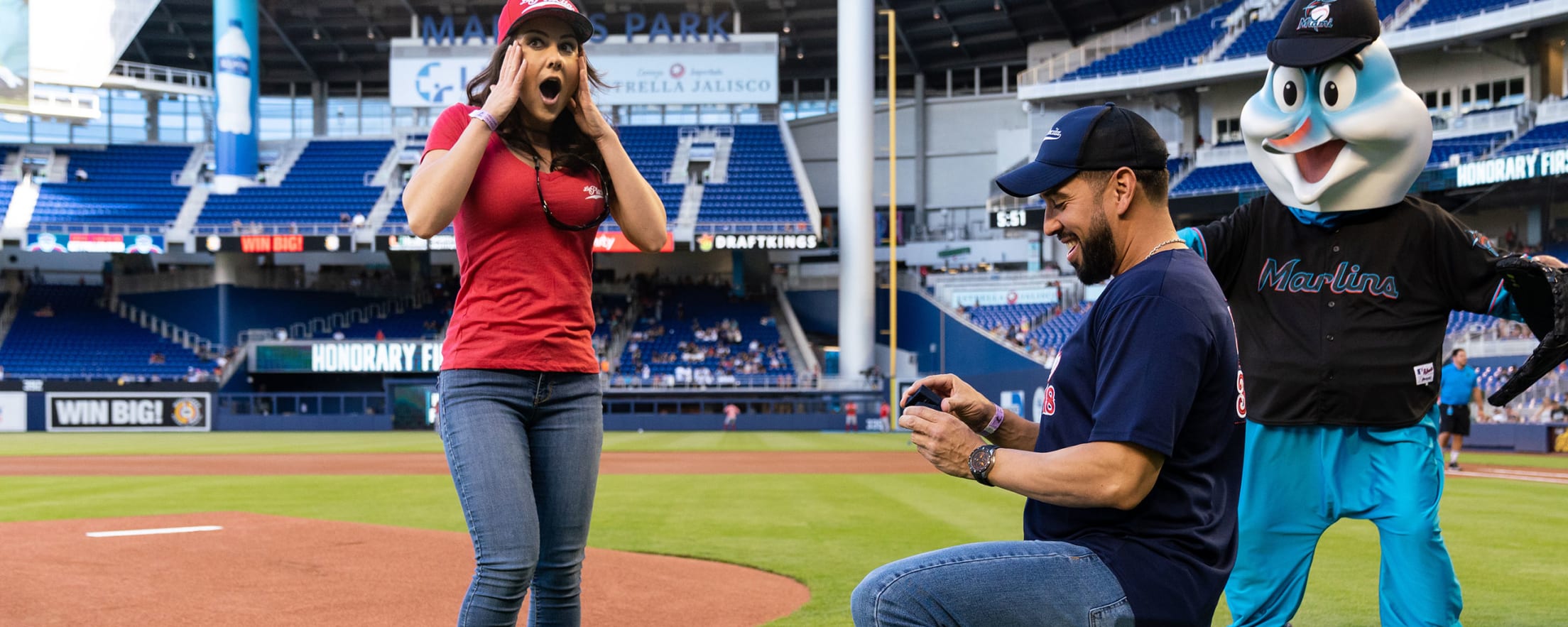 Marlins Celebrations - Marriage Proposals