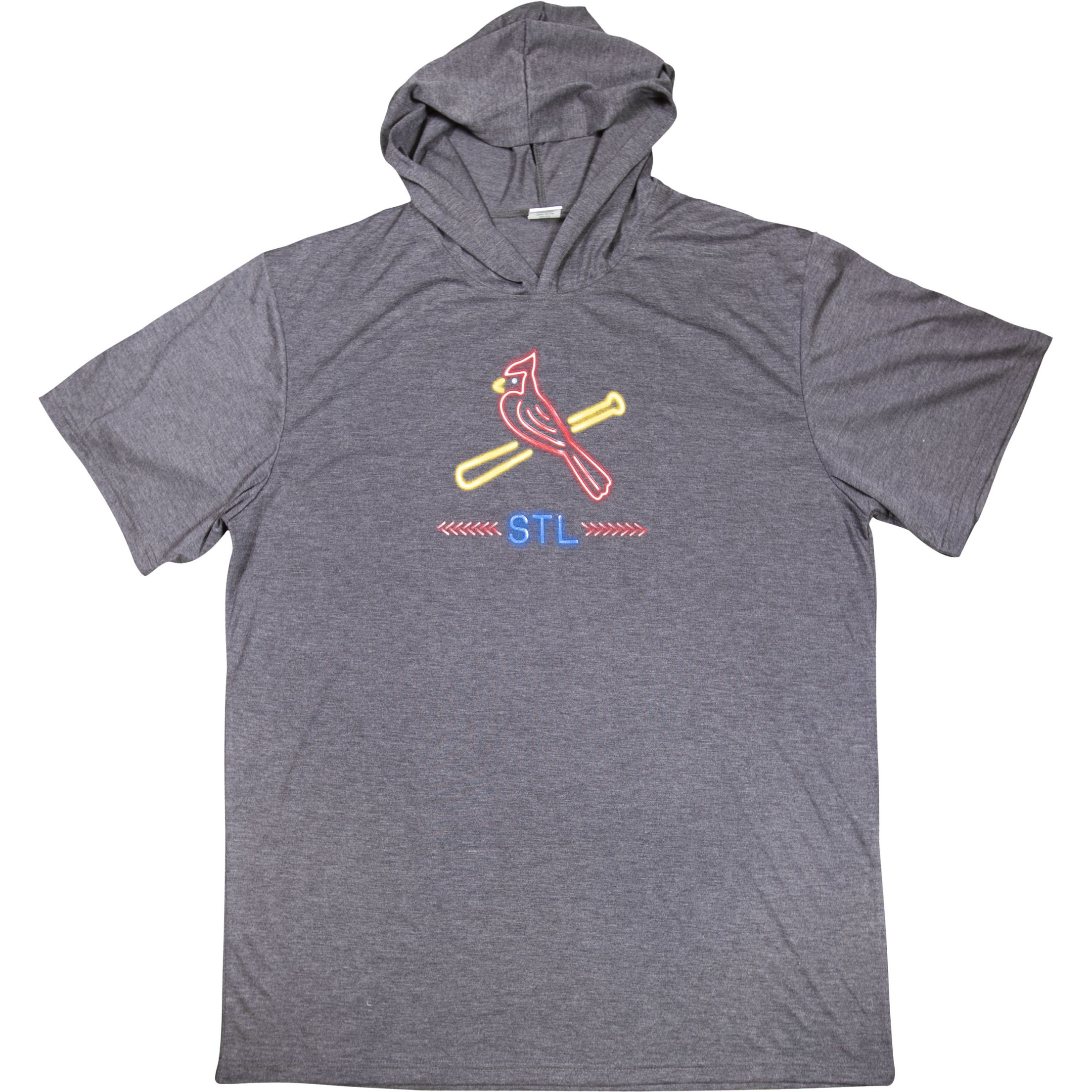 Adult Cardinals Short-Sleeve Hooded Pullover