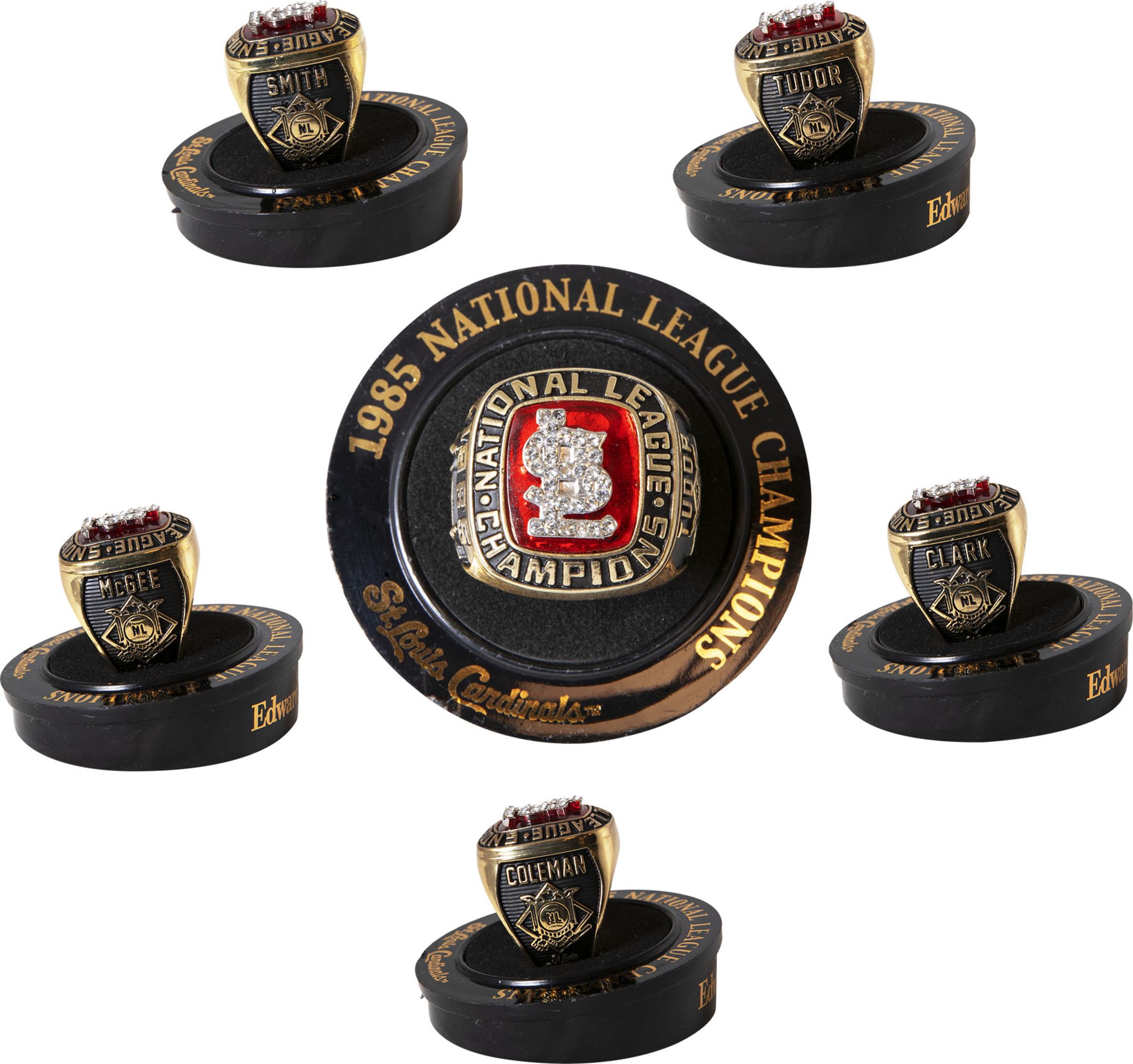 1985 Mystery Player National League Champions Ring