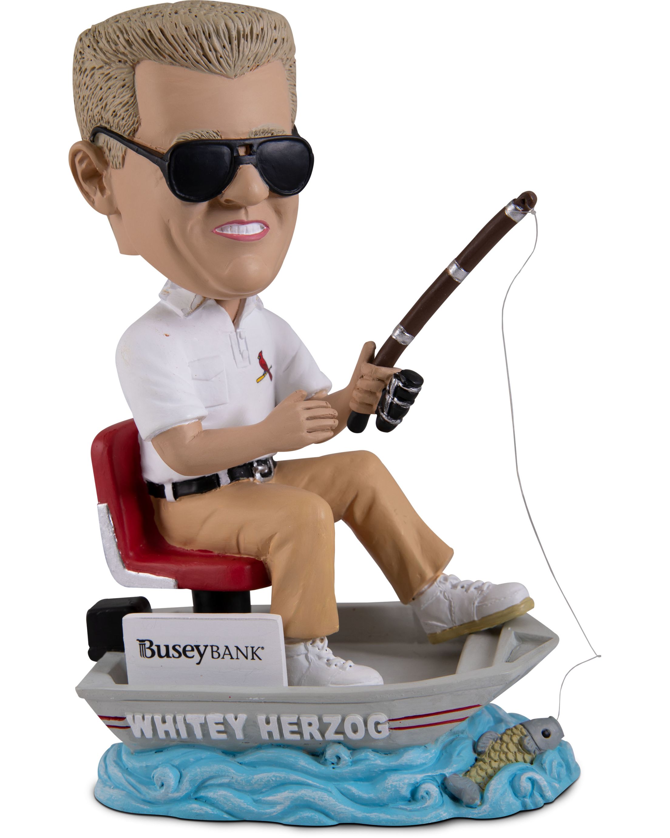 Whitey Herzog Fishing Bobblehead