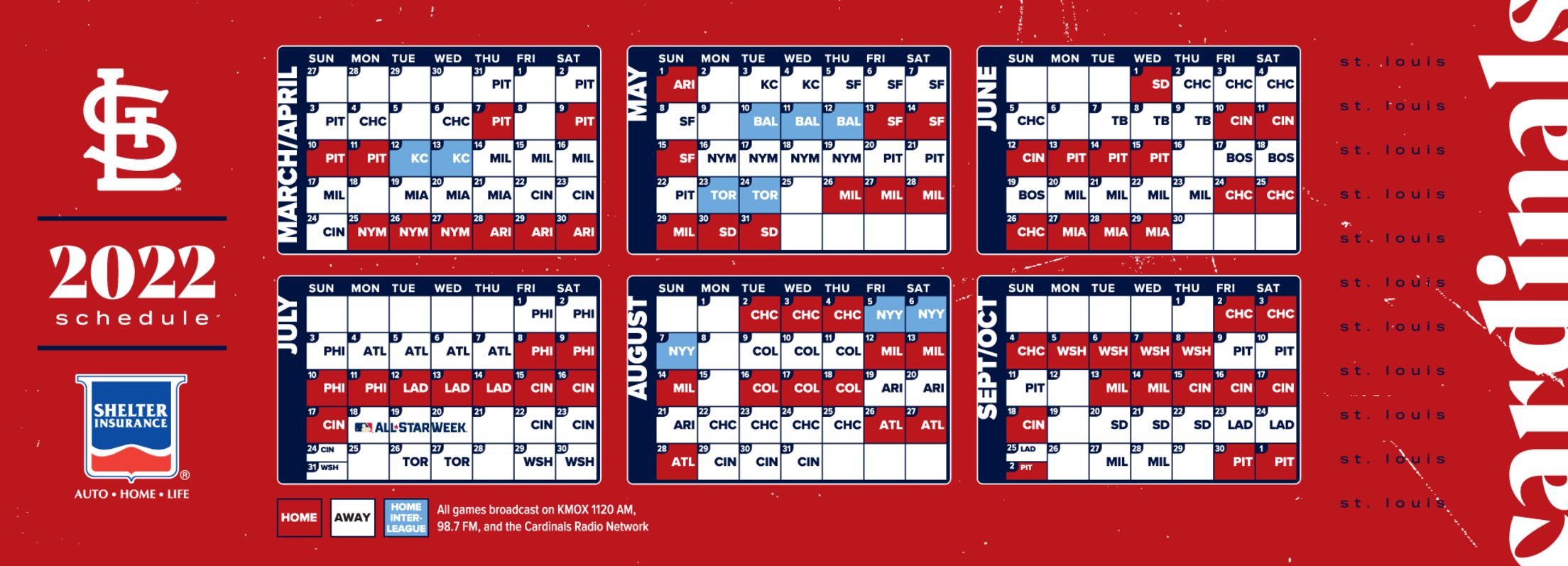 2022 Magnet Schedule