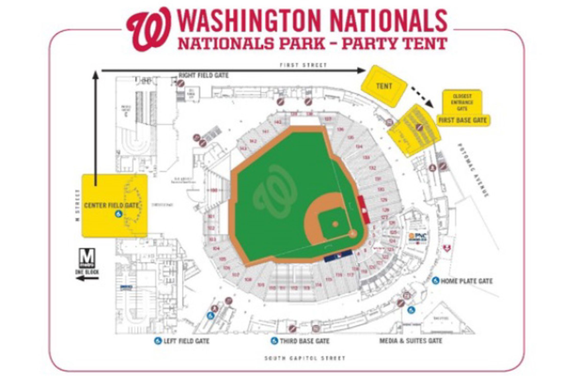 Nationals Park - Party Tents