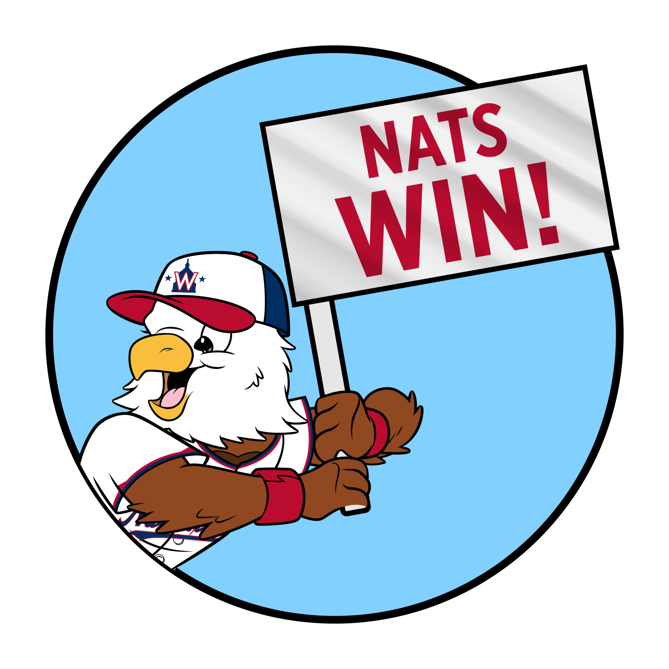 Screech Nats Win Flag