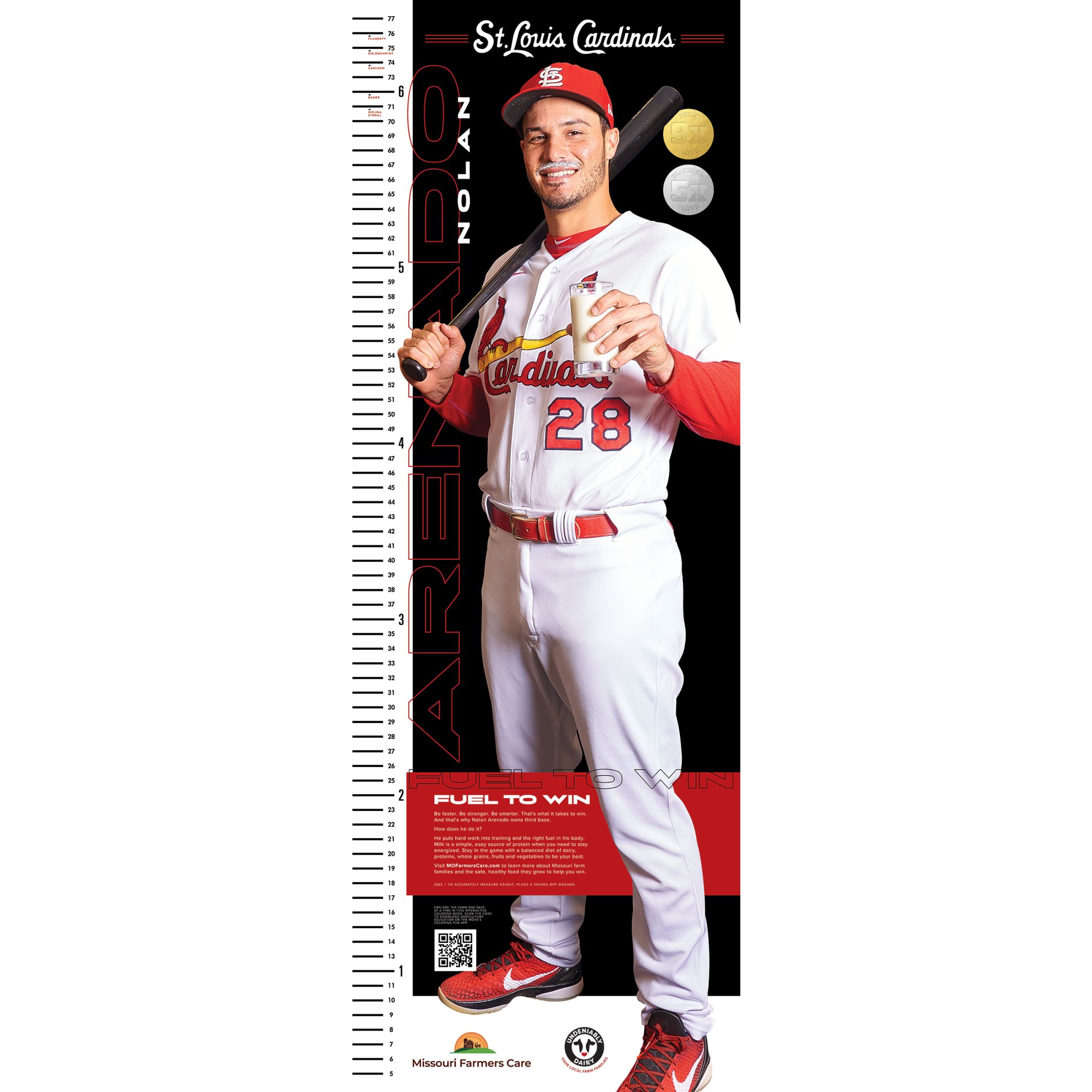 Kids Nolan Arenado Growth Chart