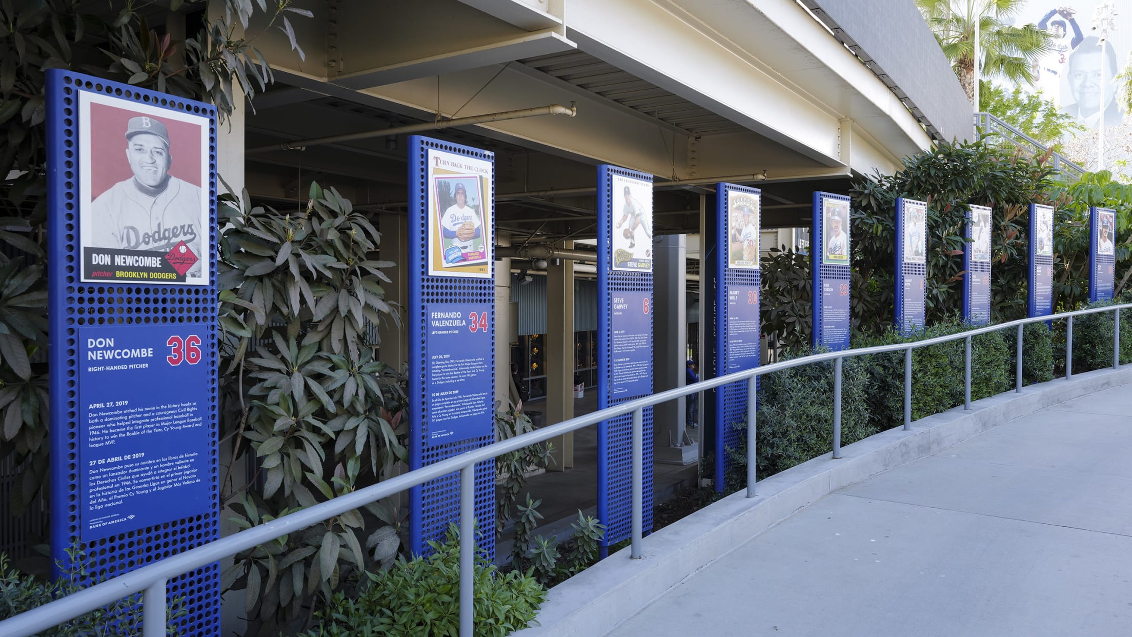 Legends of Dodger Baseball Pylons