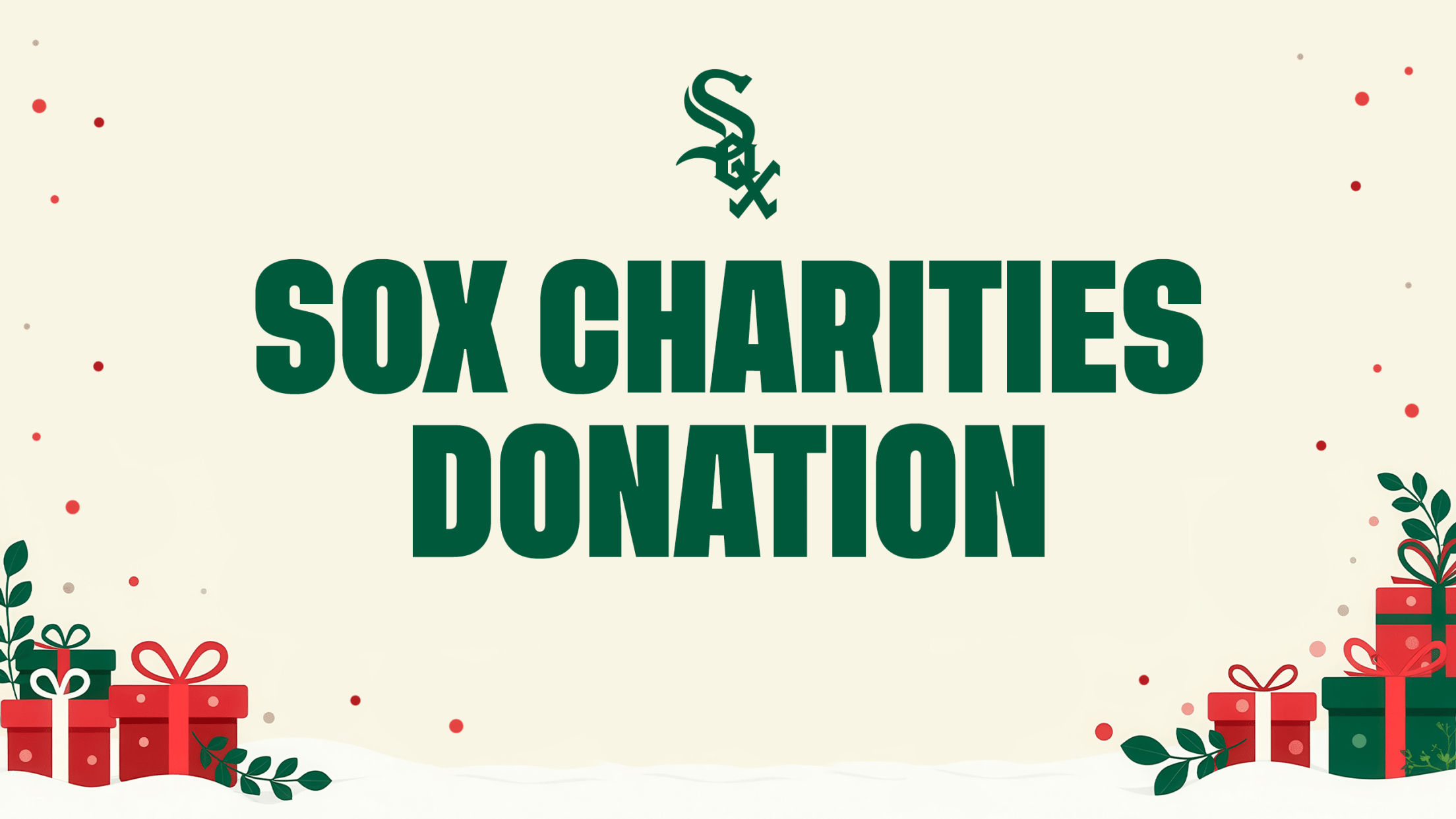 Sox Charities Donation