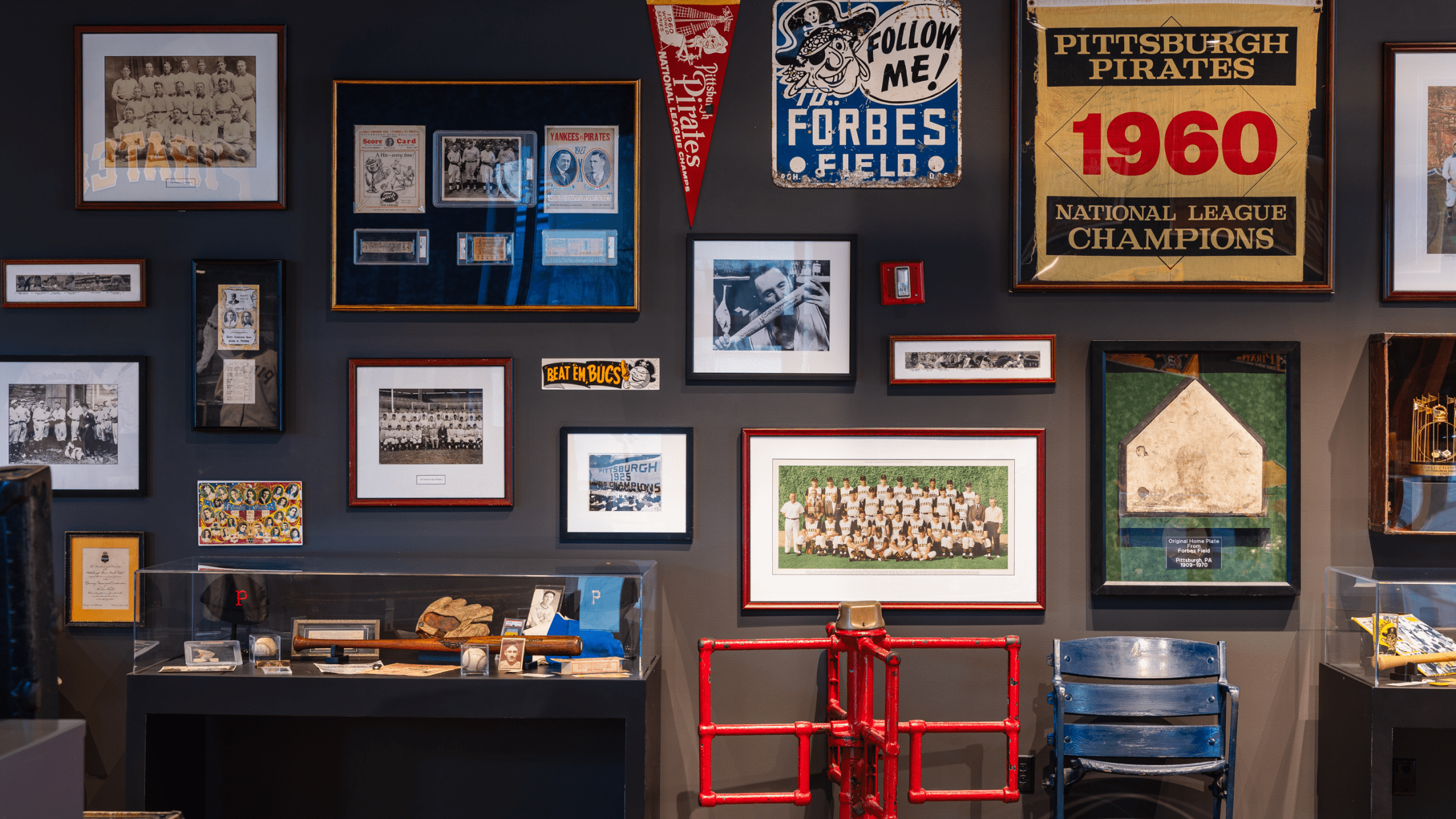 Wall display inside Legacy Hall