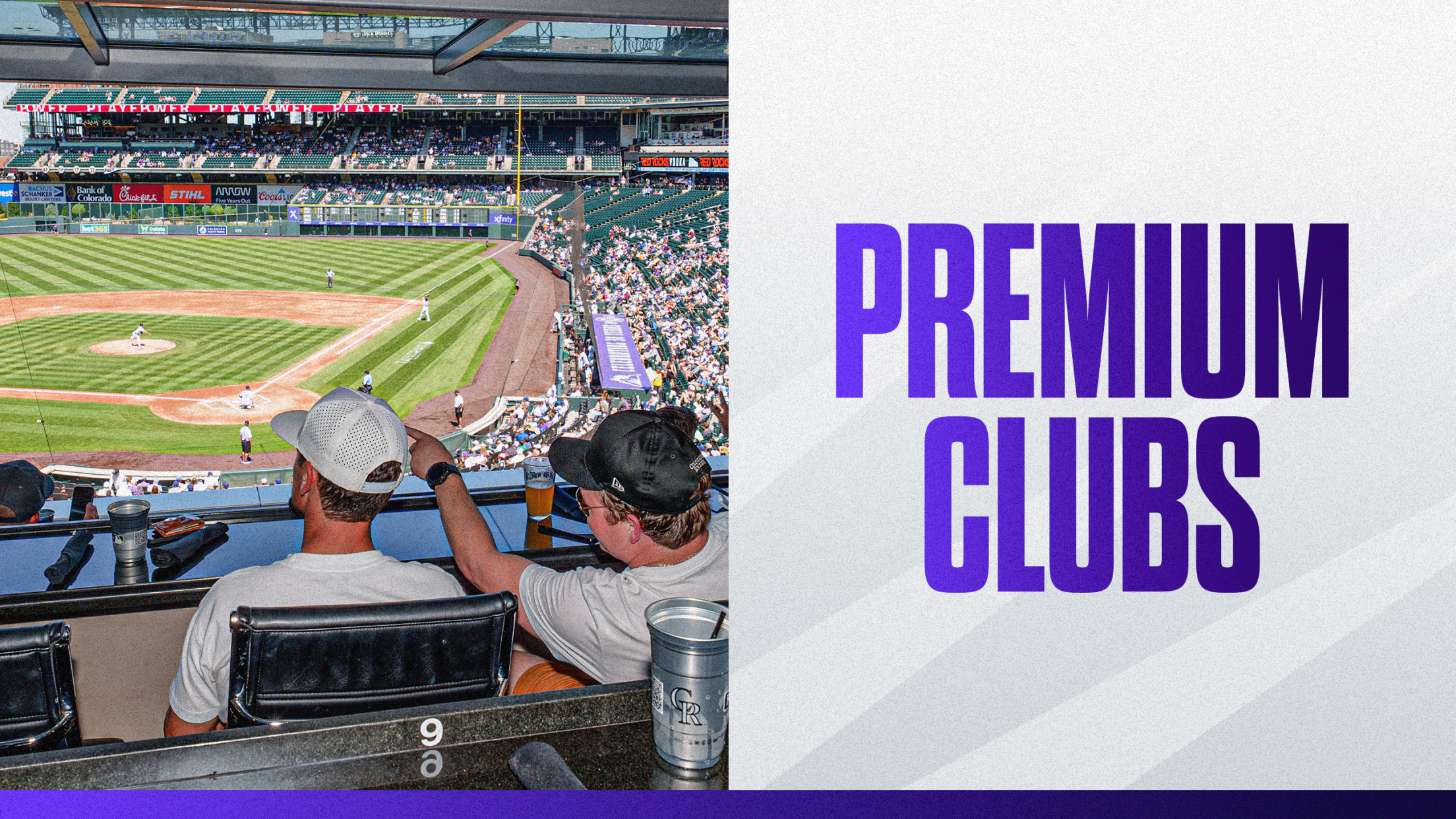 Learn more about premium club seating at Coors Field, featuring exclusive amenities, complimentary dining and exceptional views of Rockies baseball.