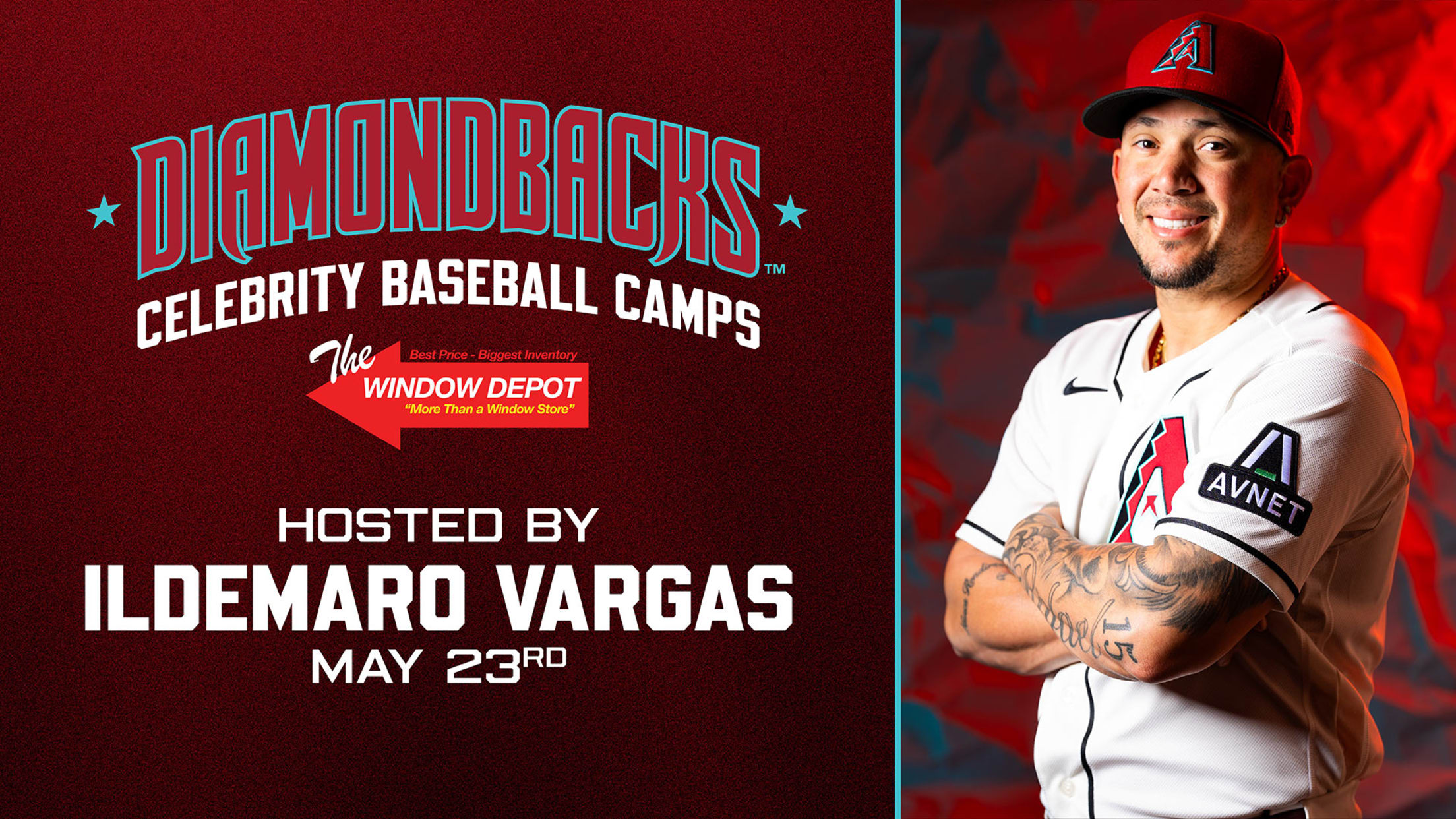 Diamondbacks Celebrity Baseball Camp - Ildemaro Vargas - May 23, 2026