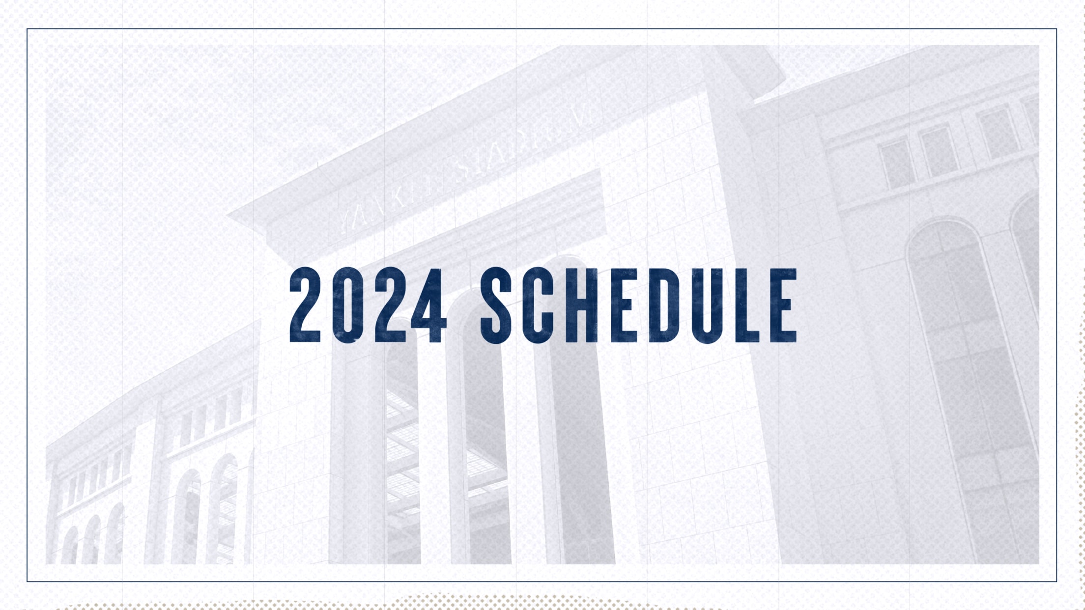 2024 Schedule