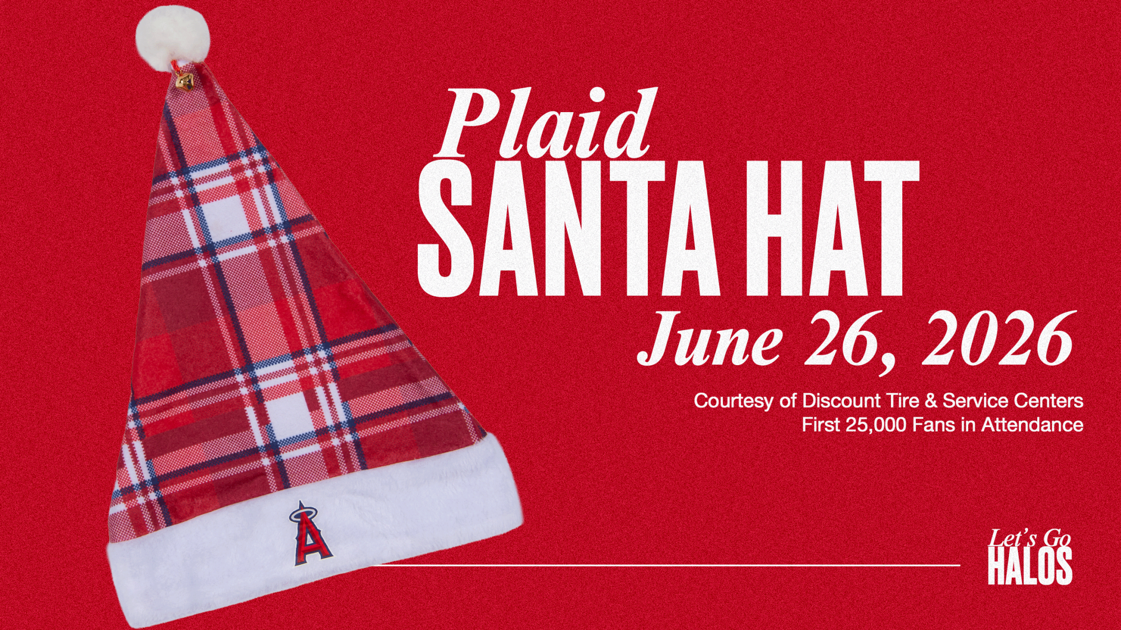 Plaid Santa Hat, June 26, 2026