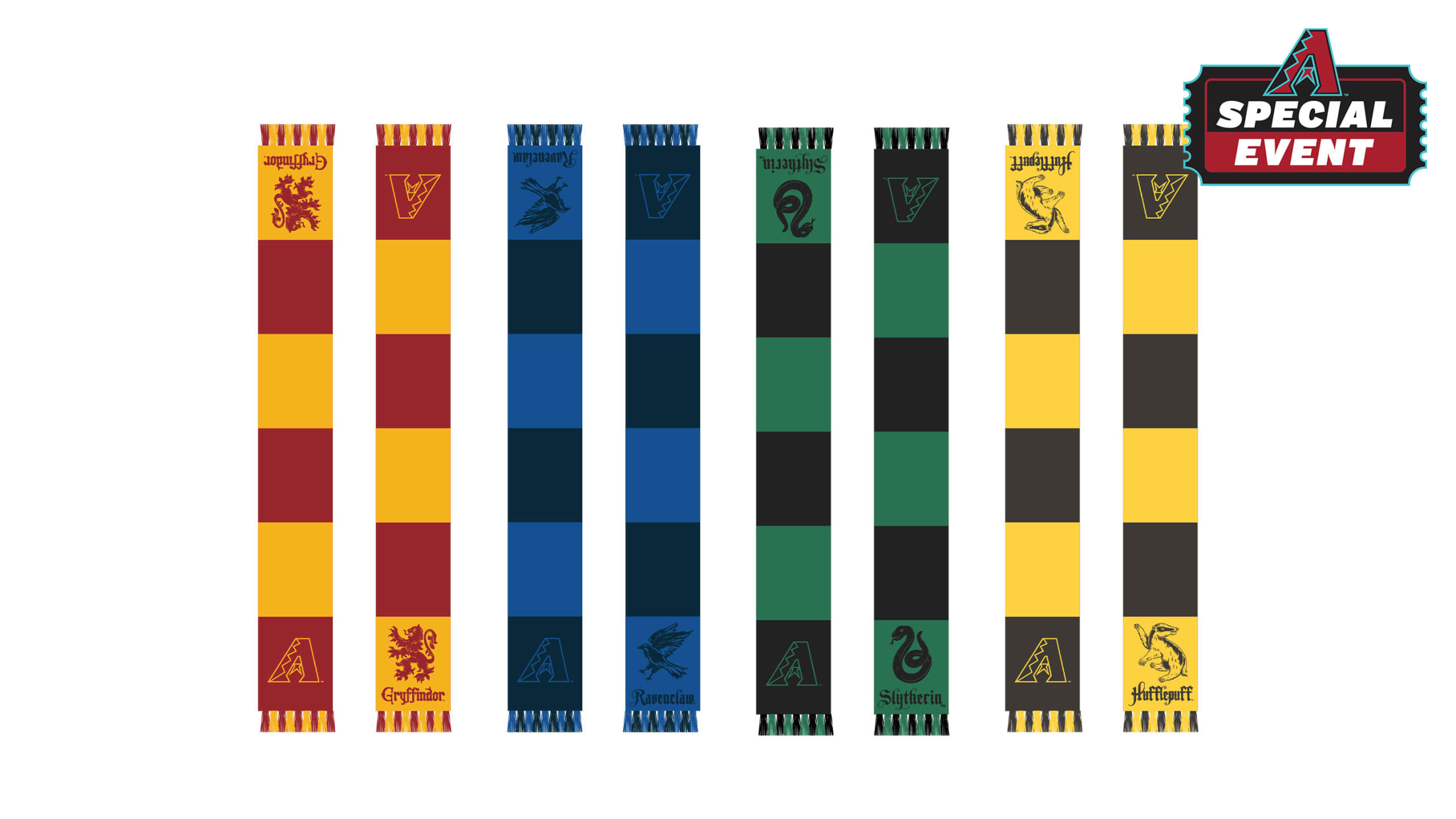 D-backs Hogwarts House Scarf