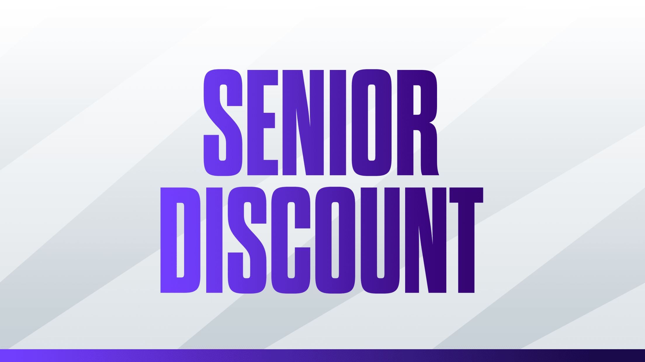 Senior Discount