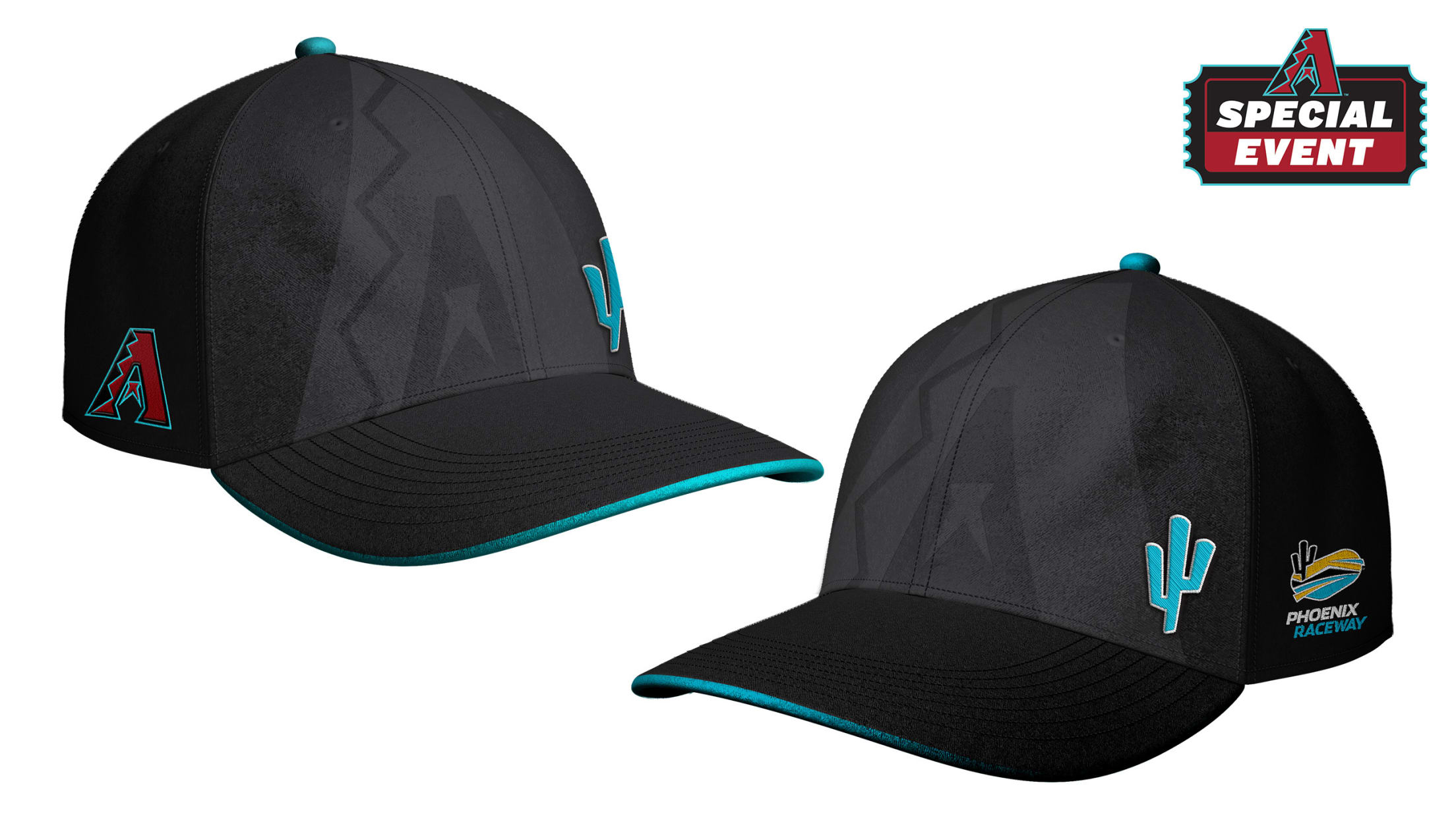 D-backs co-branded hat courtesy of NASCAR & Phoenix Raceway