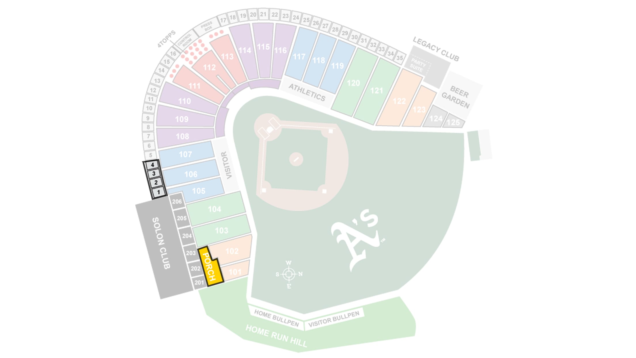 Home Run Suites & the Porch locations
