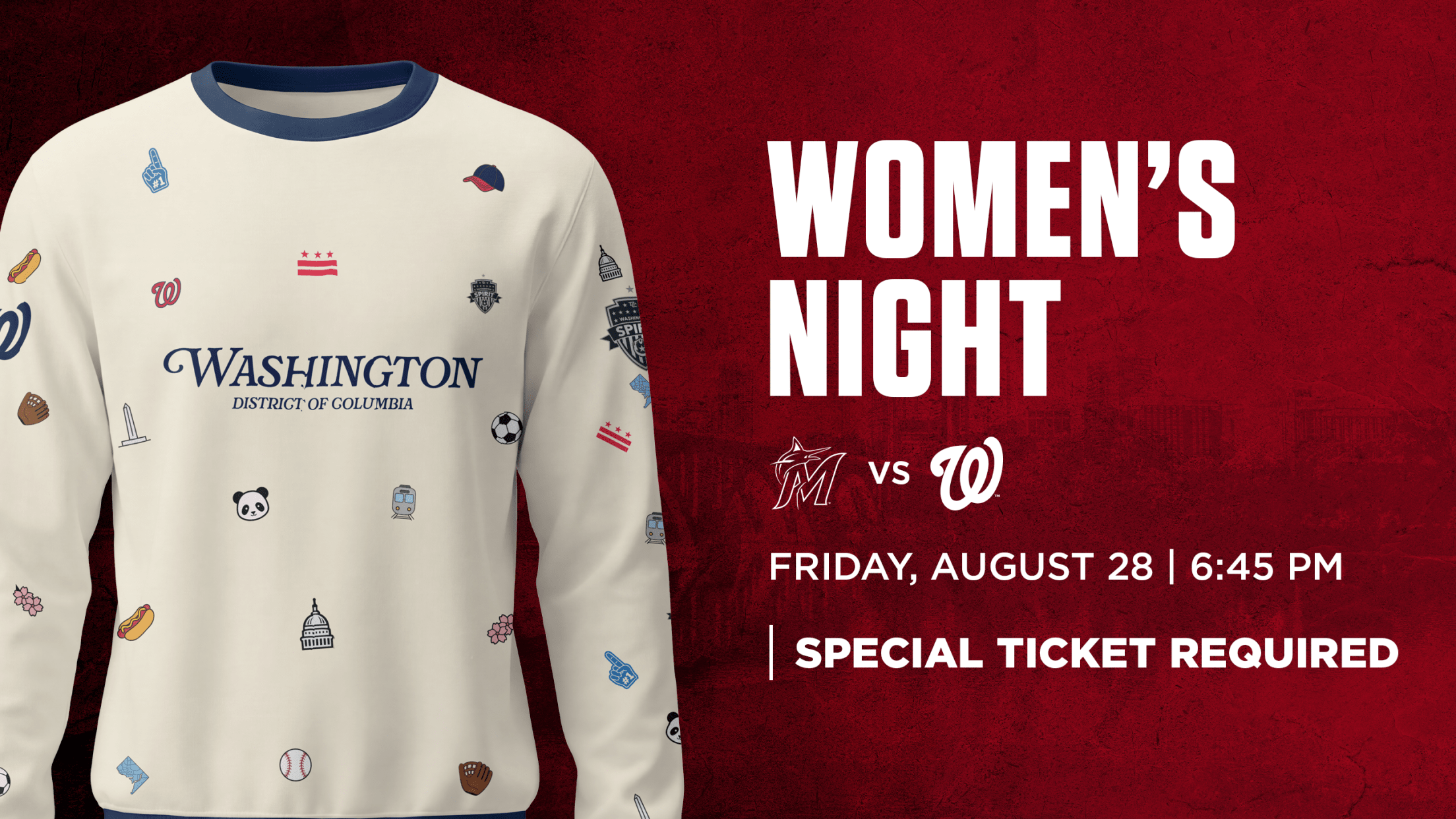 Women's Night: Friday, August 28 vs. Miami Marlins