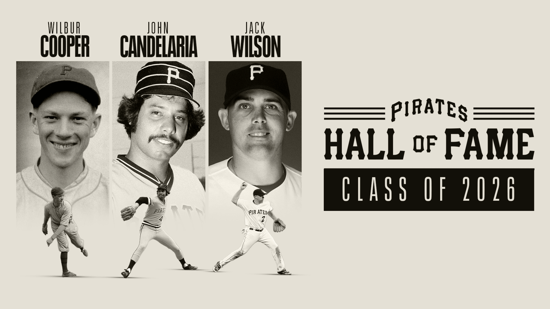Pirates 2026 Hall of Fame Class: John Candelaria, Wilbur Cooper, Jack Wilson