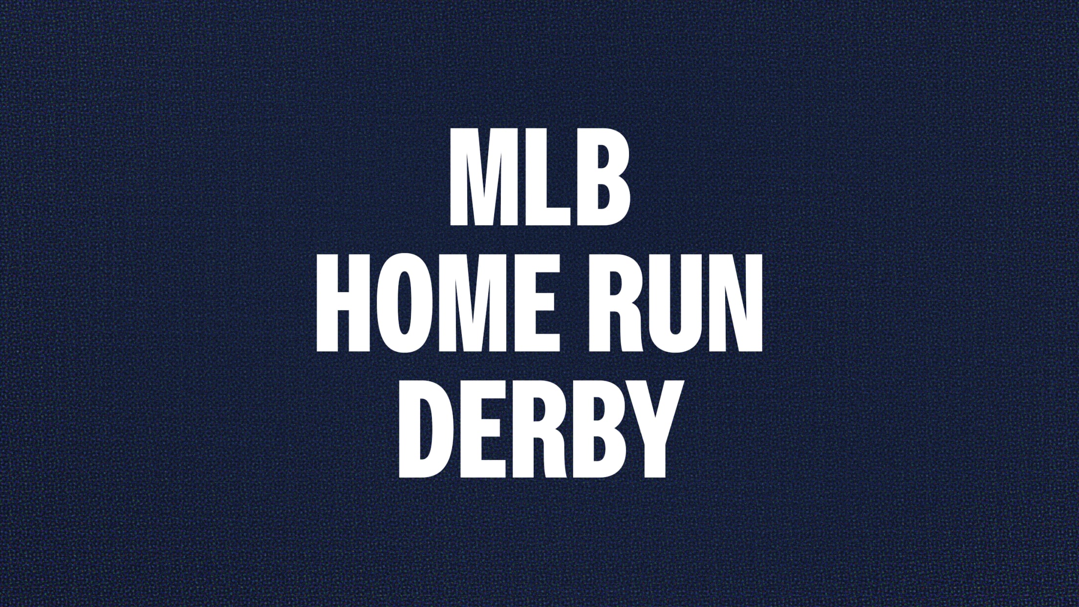 MLB Home Run Derby