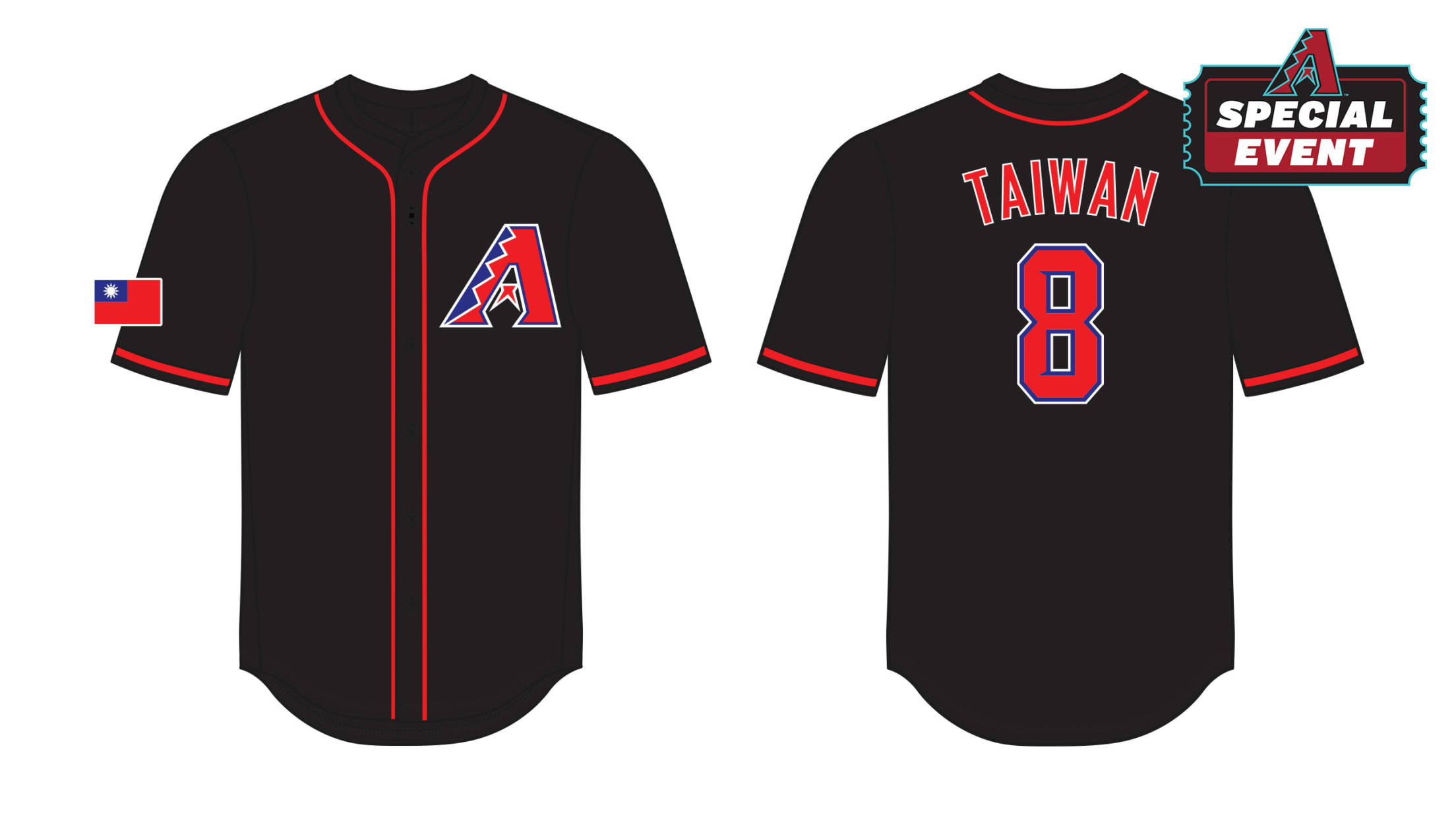 D-backs Taiwanese Heritage Jersey