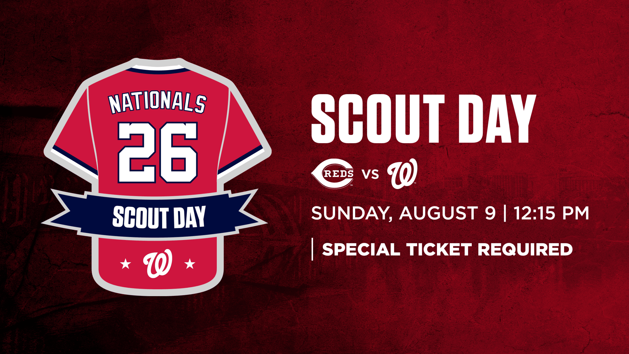 Scout Day: Sunday, August 9 vs. Cincinnati Reds